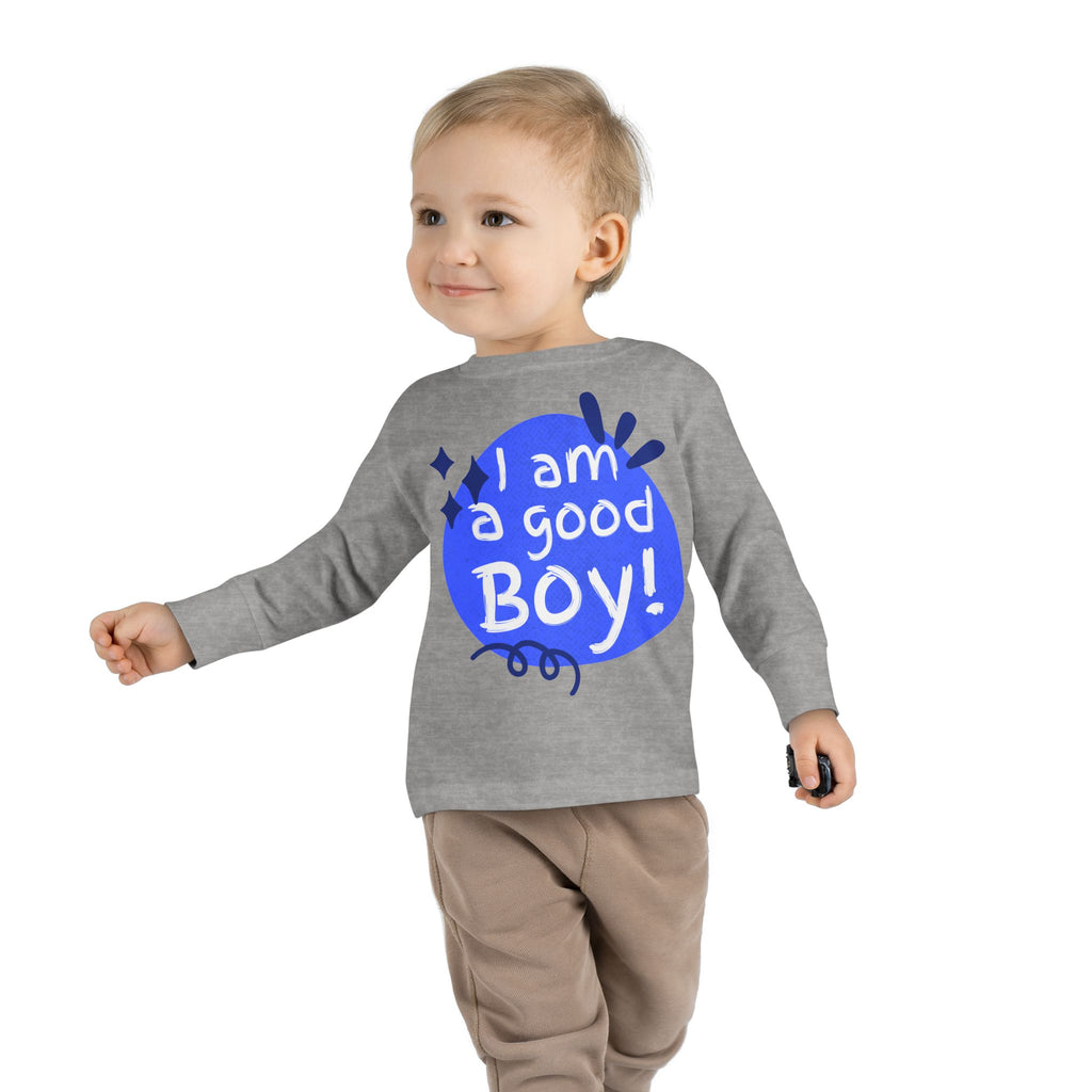 Toddler Long Sleeve Tee | Unisex Kids Shirt | Ring-Spun Cotton | EasyTear Label