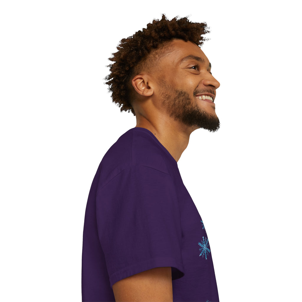 Winter Wonderland Snowman Tee, Unisex Cotton T-Shirt for Holiday Cheer, Christmas Party, Gift, Cozy Winter Apparel