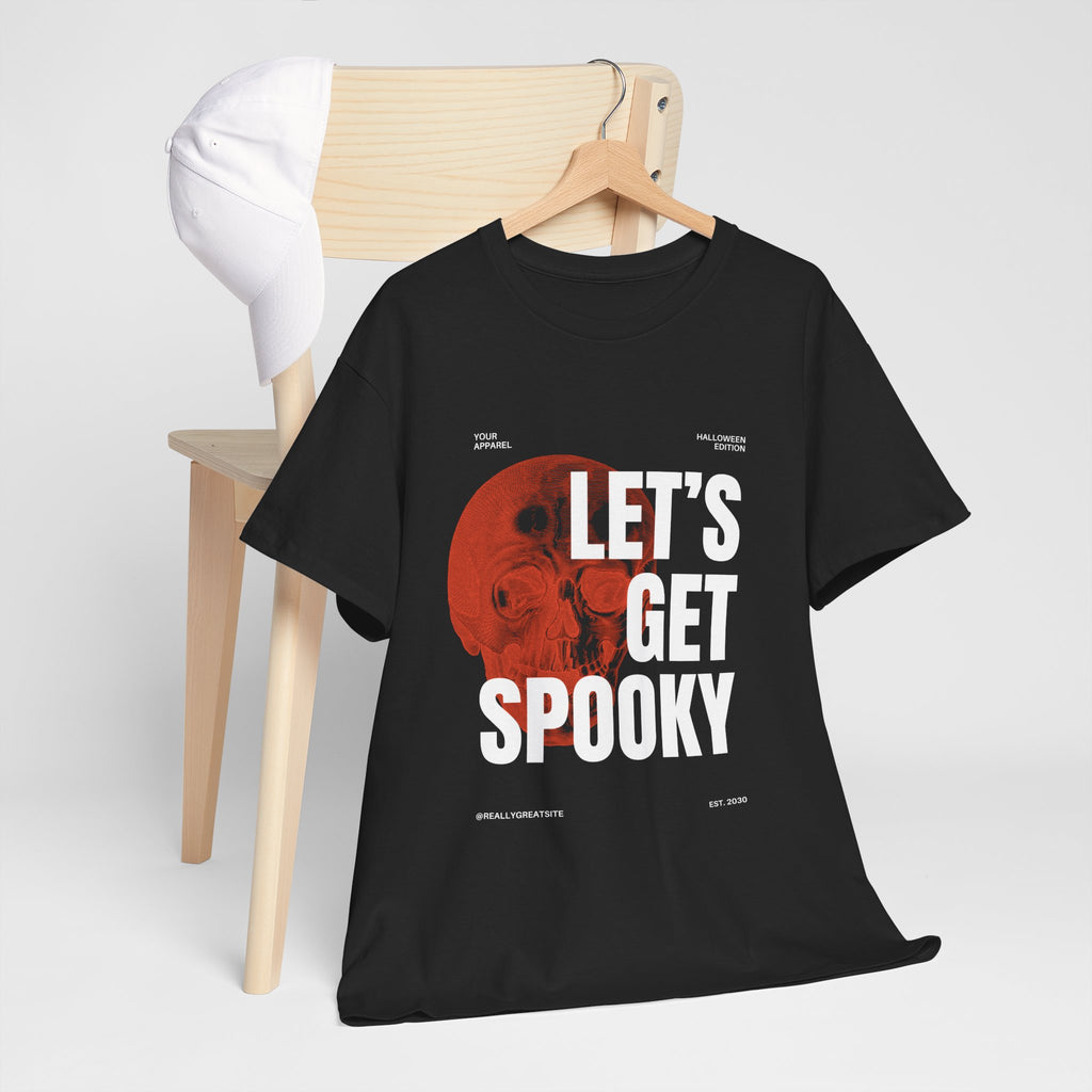 Unisex Halloween Tee, Let's Get Spooky Shirt, Fall Fashion, Party Wear, Ghostly Gifts, Casual Comfort