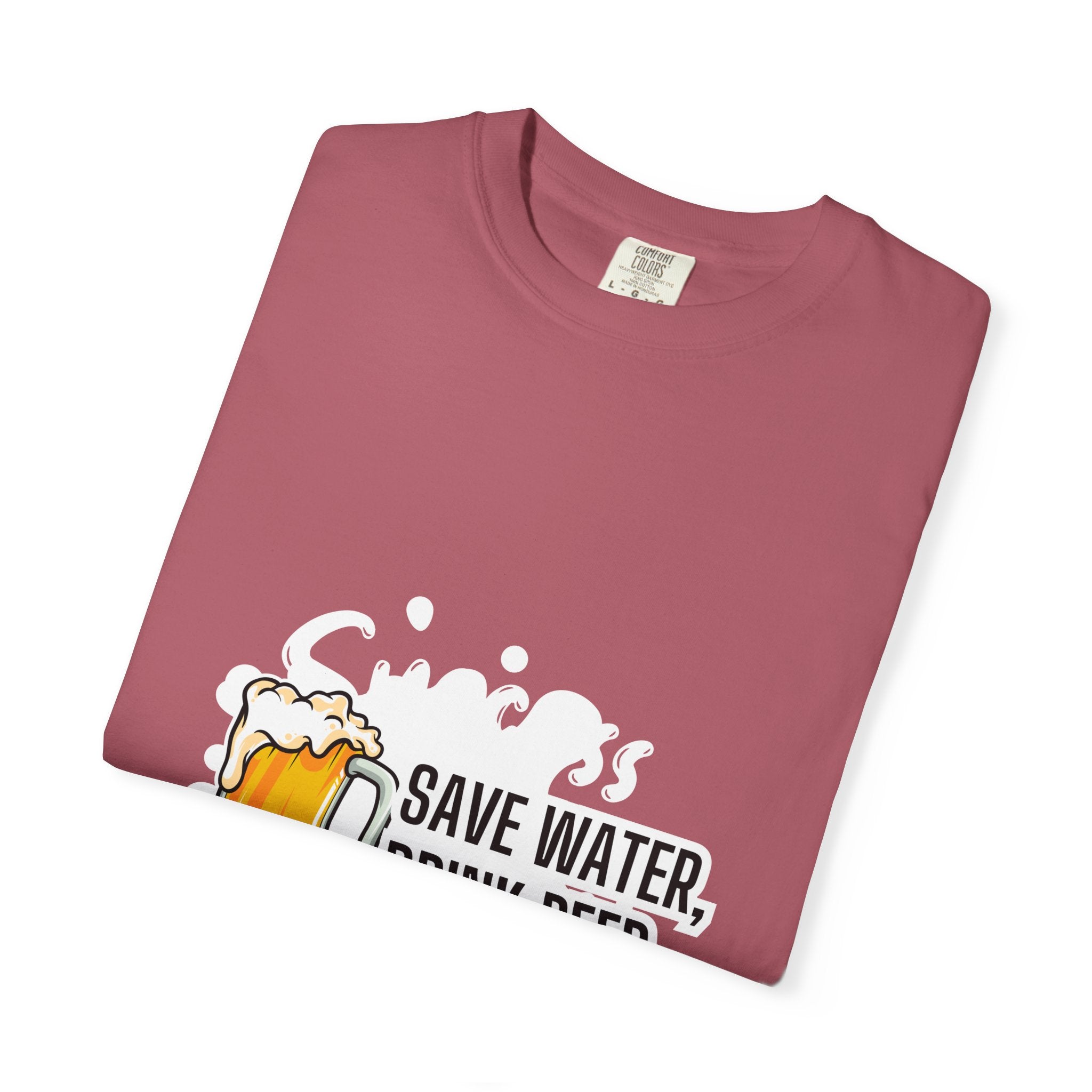Beer Lovers Unisex T-Shirt, Fun Graphic Tee for Parties, Great Gift for Festivals, Casual Wear for Beer Enthusiasts, Save Water Drink Beer