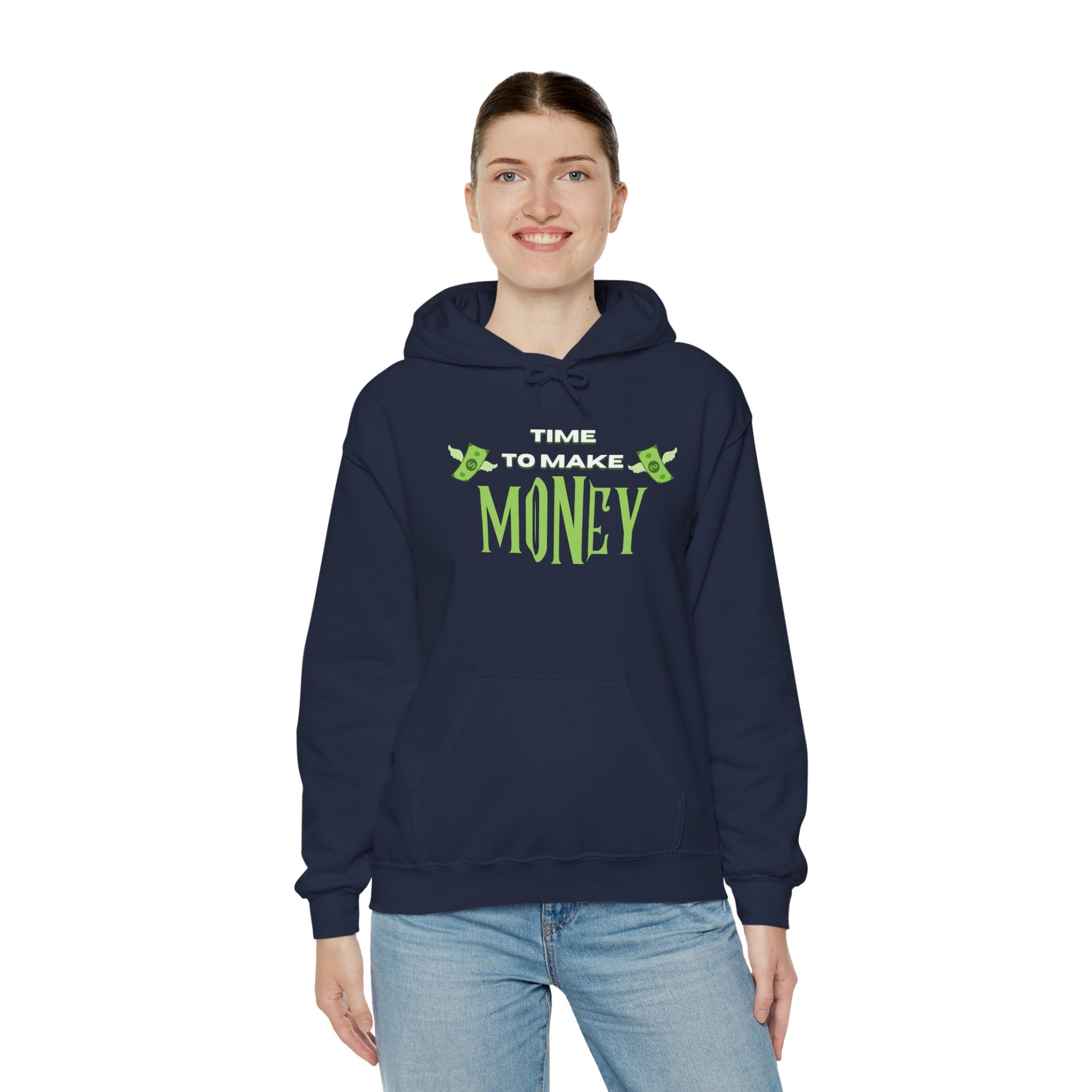 Money Maker Hooded Sweatshirt | Unisex Hoodie, Funny Sweatshirt, Gift for Entrepreneurs, Casual Wear, Business Motivation