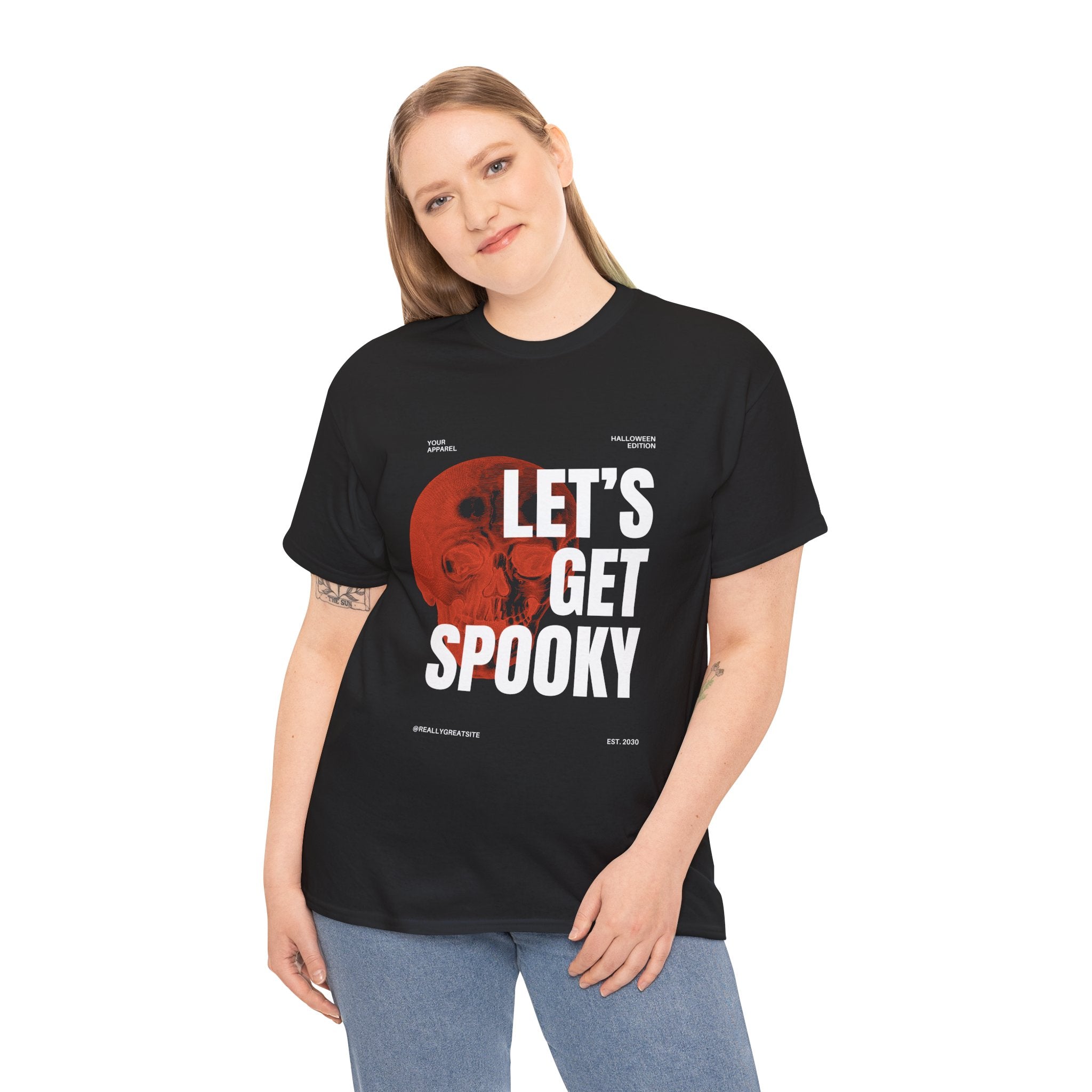 Unisex Halloween Tee, Let's Get Spooky Shirt, Fall Fashion, Party Wear, Ghostly Gifts, Casual Comfort