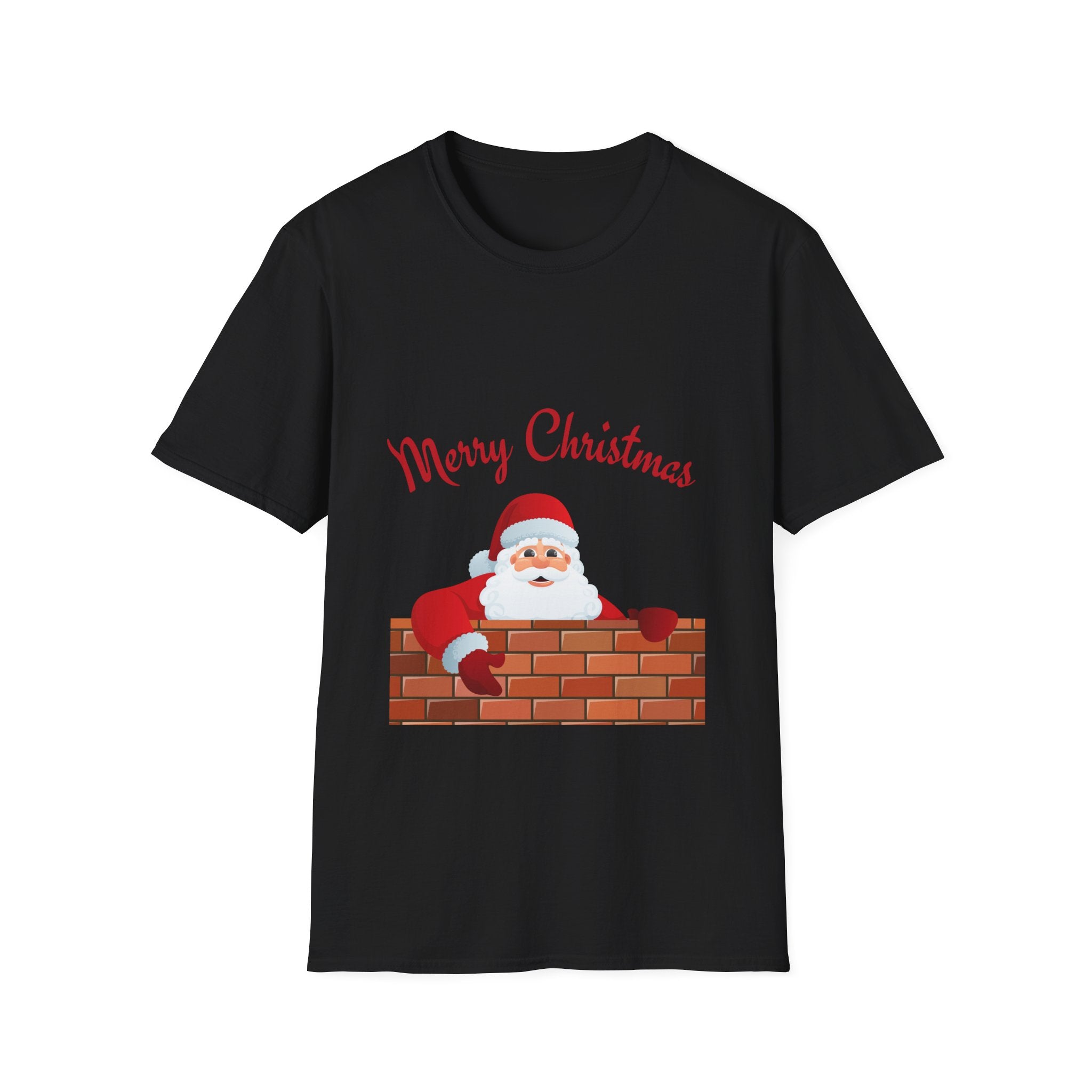 Merry Christmas Santa T-Shirt, Holiday Tee, Unisex Christmas Top, Festive Shirt, Gift for Him/Her, Family Reunion Apparel