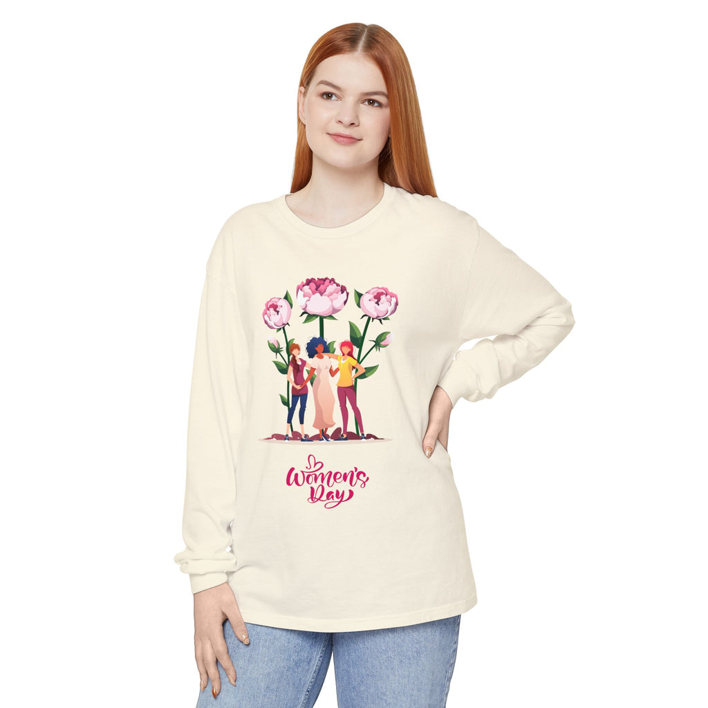 Womens Day Long Sleeve T-Shirt, Feminist Apparel, Gift for Her, Casual Wear, Women's Empowerment Tee, Spring Fashion