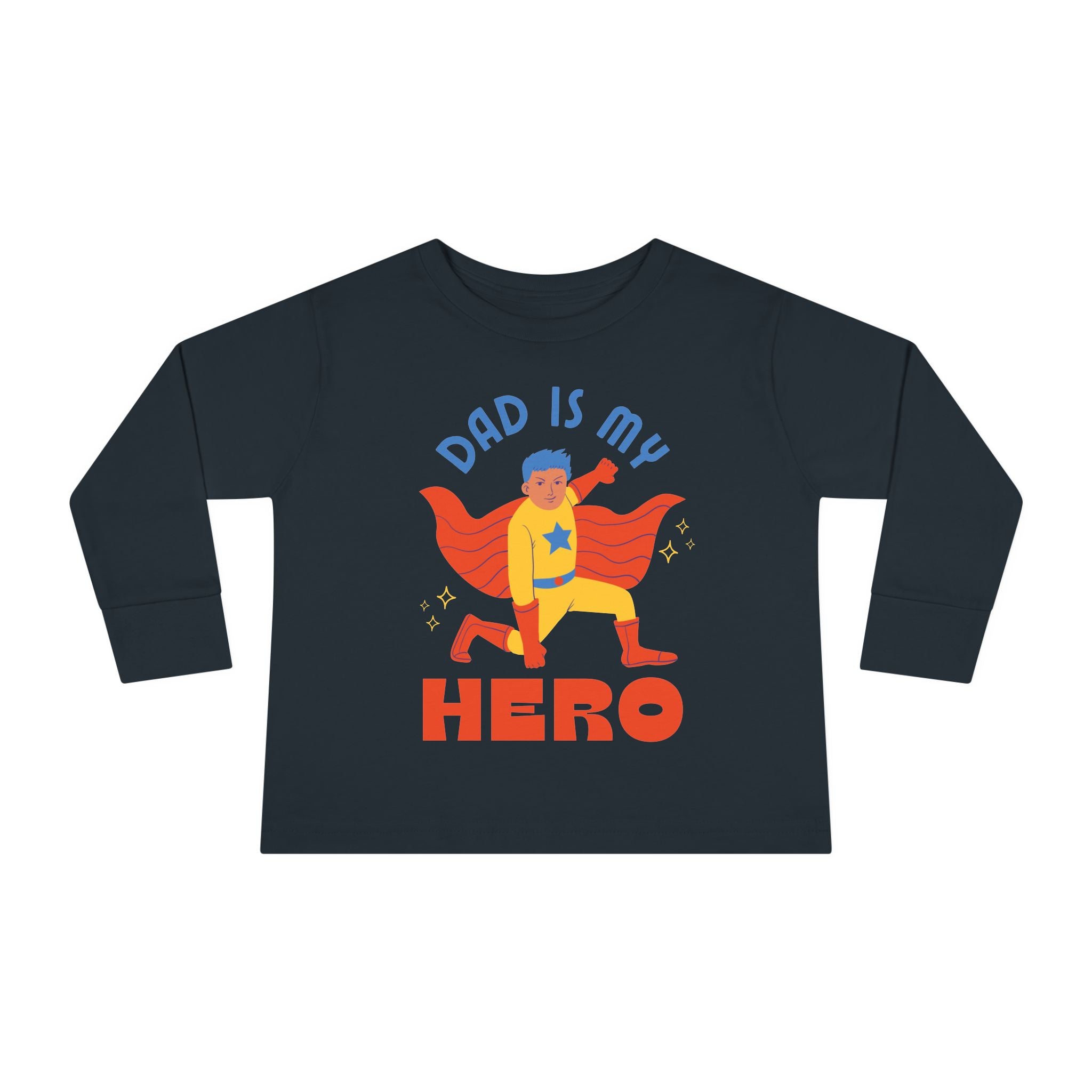 Toddler Long Sleeve Tee – Soft Combed Ringspun Cotton, Durable & Comfortable