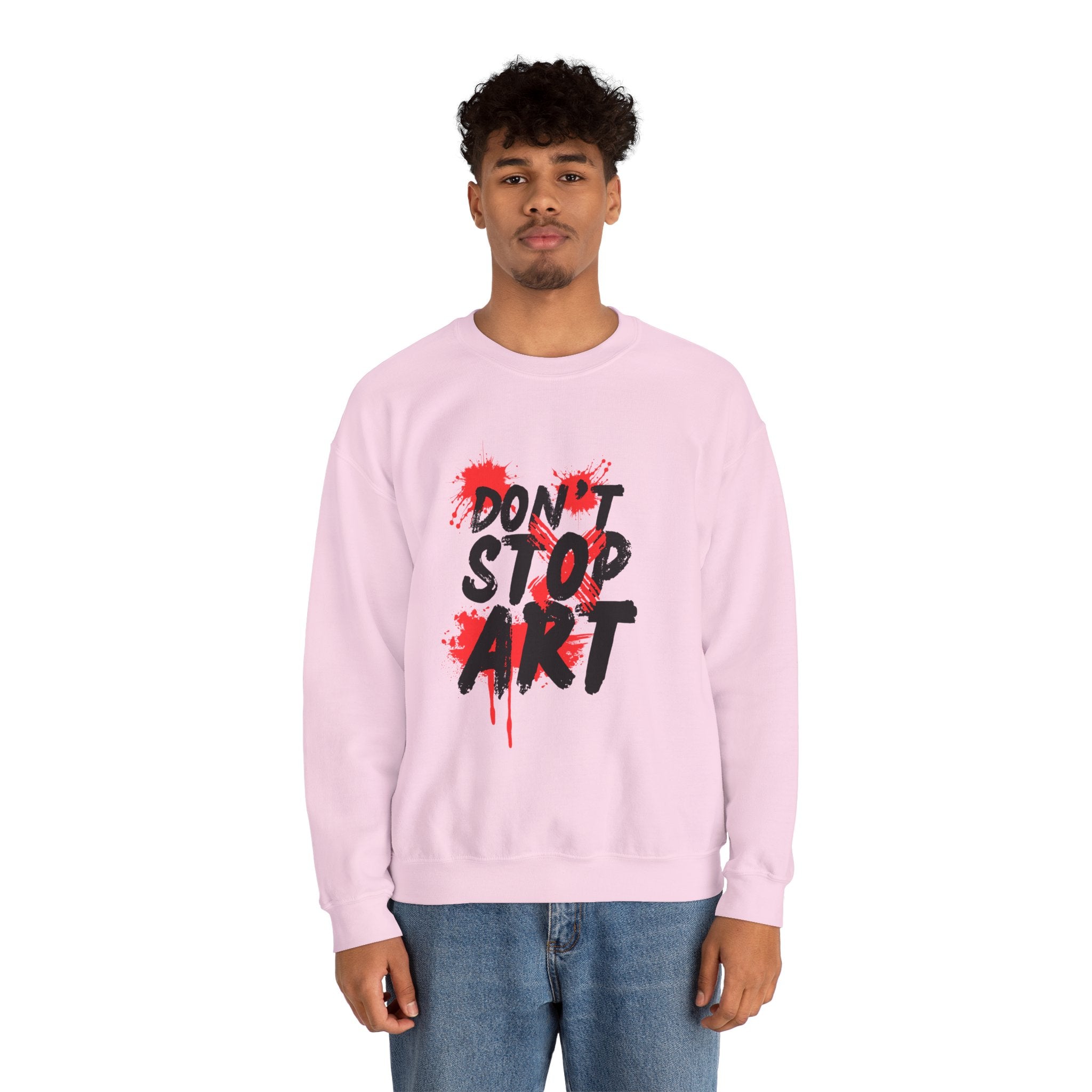 Artistic Crewneck Sweatshirt | Cozy Gift for Artists, Creative Apparel, Unique Statement Piece, Casual Wear, Everyday Comfort