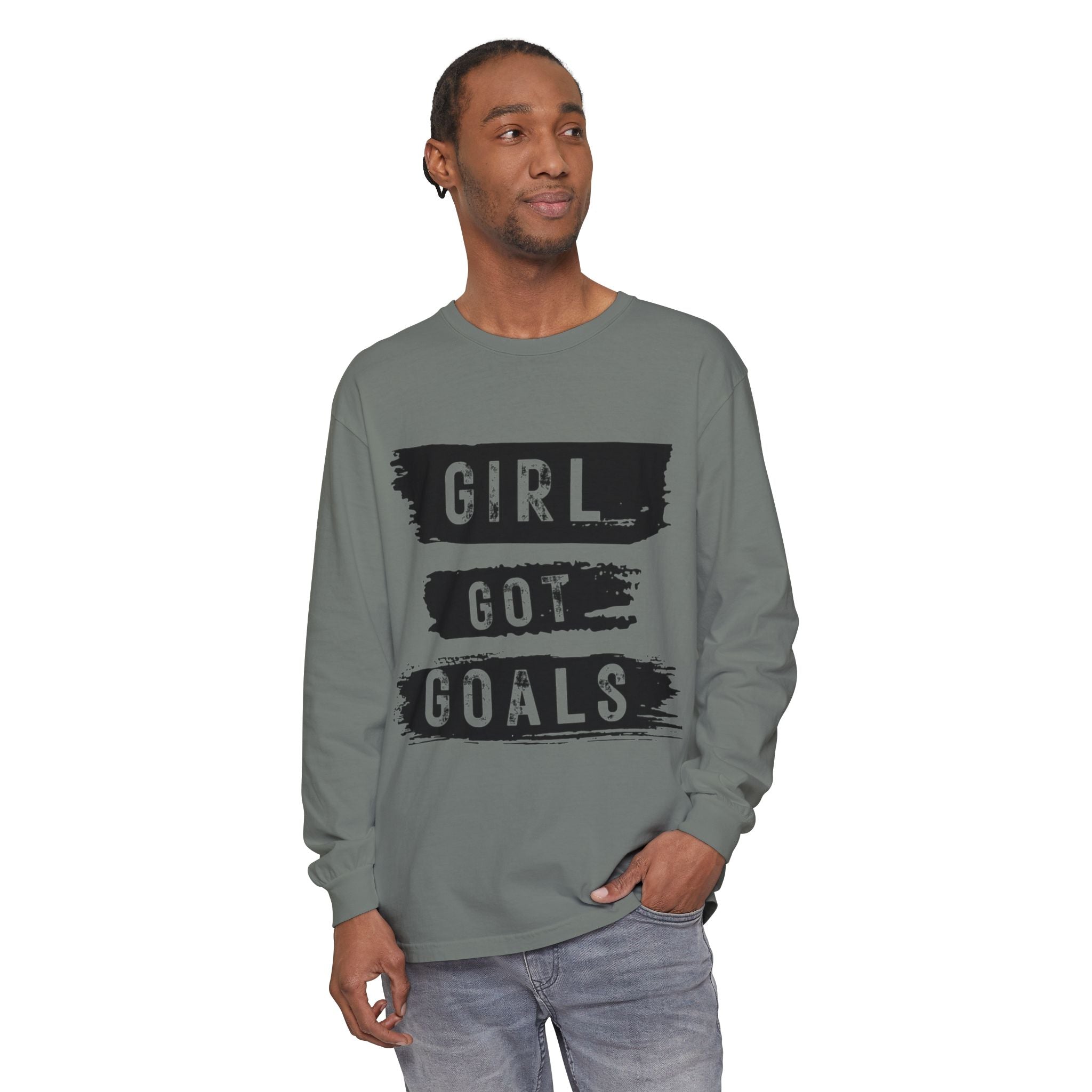 Girl Got Goals Long Sleeve T-Shirt | Motivational Apparel, Unisex Tees, Inspirational Gift, Casual Wear, Trendy Clothing