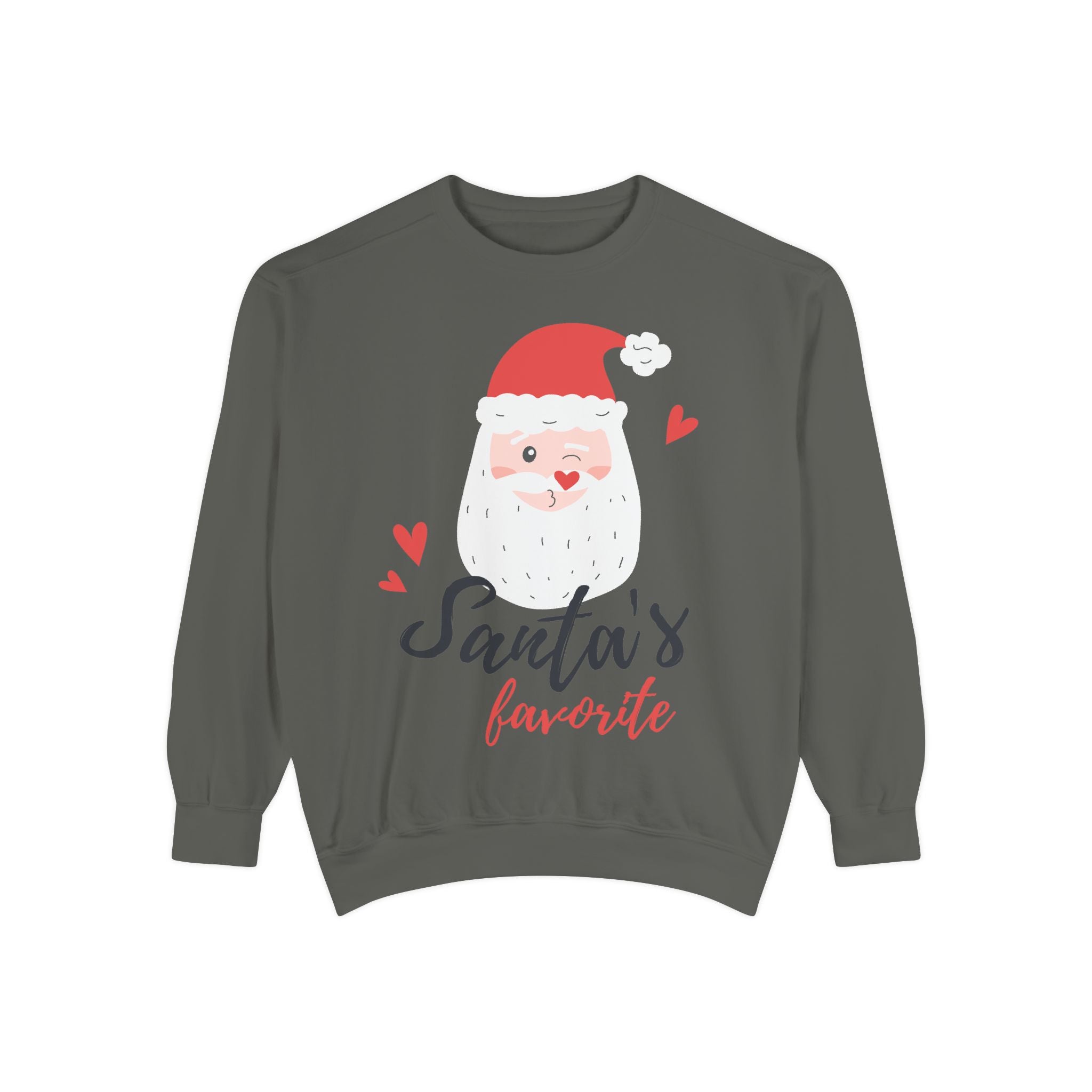 Santa's Favorite Sweatshirt, Holiday Apparel, Gift for Christmas, Unisex Pullover, Festive Sweater, Cozy Sweatshirt
