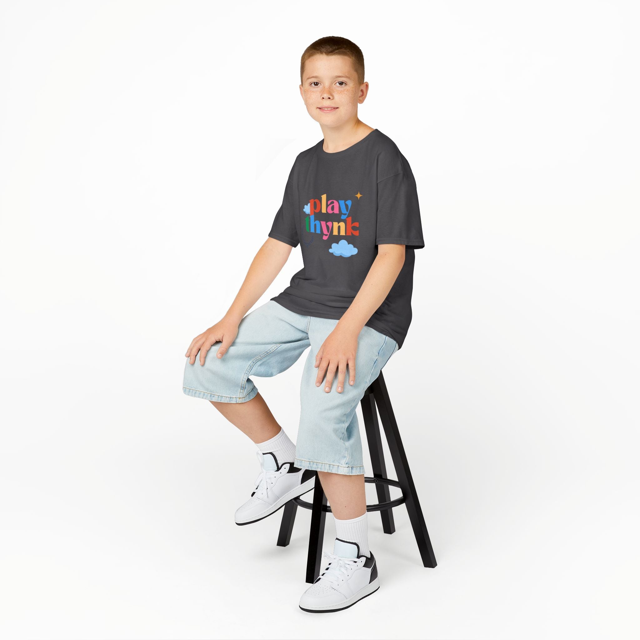 Kids Heavy Cotton™ Classic Tee | Soft & Durable Everyday Wear