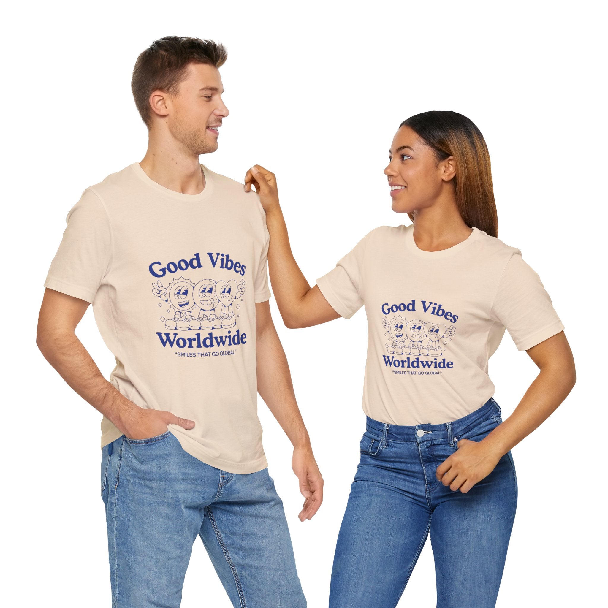 Good Vibes Unisex Tee, Casual Shirt, Affirmation T-Shirt, Everyday Wear, Gift for Friends