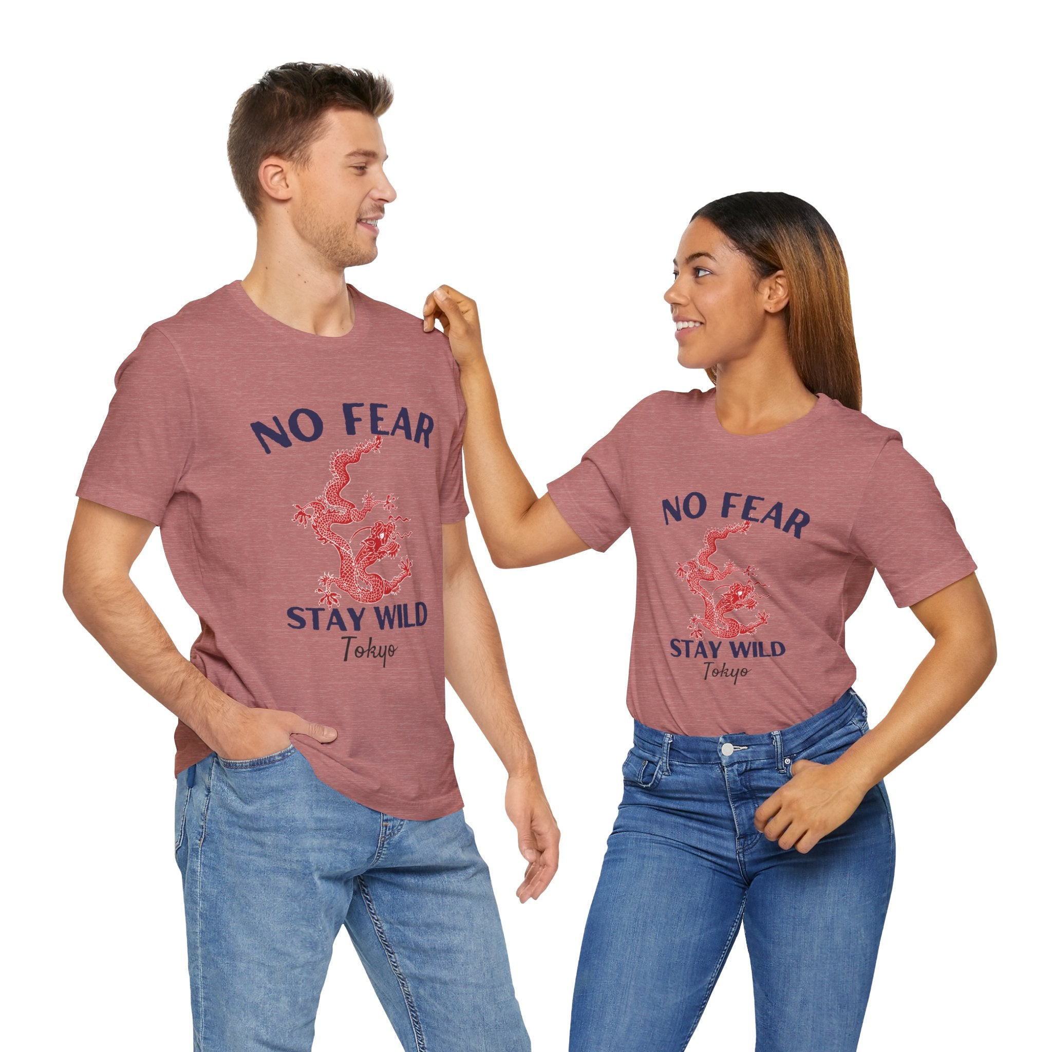 No Fear Stay Wild Unisex T-Shirt | Adventure Tee, Casual Wear, Gift for Nature Lovers, Inspirational Shirt, Summer Fashion