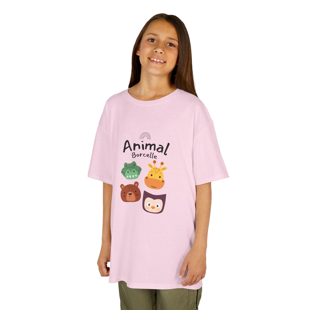 Cute Animal Friends Kids Tee, Fun Casual Wear, Birthday Gift, Playdate Shirt, Toddler Clothes, Daily Wear, Animal Theme