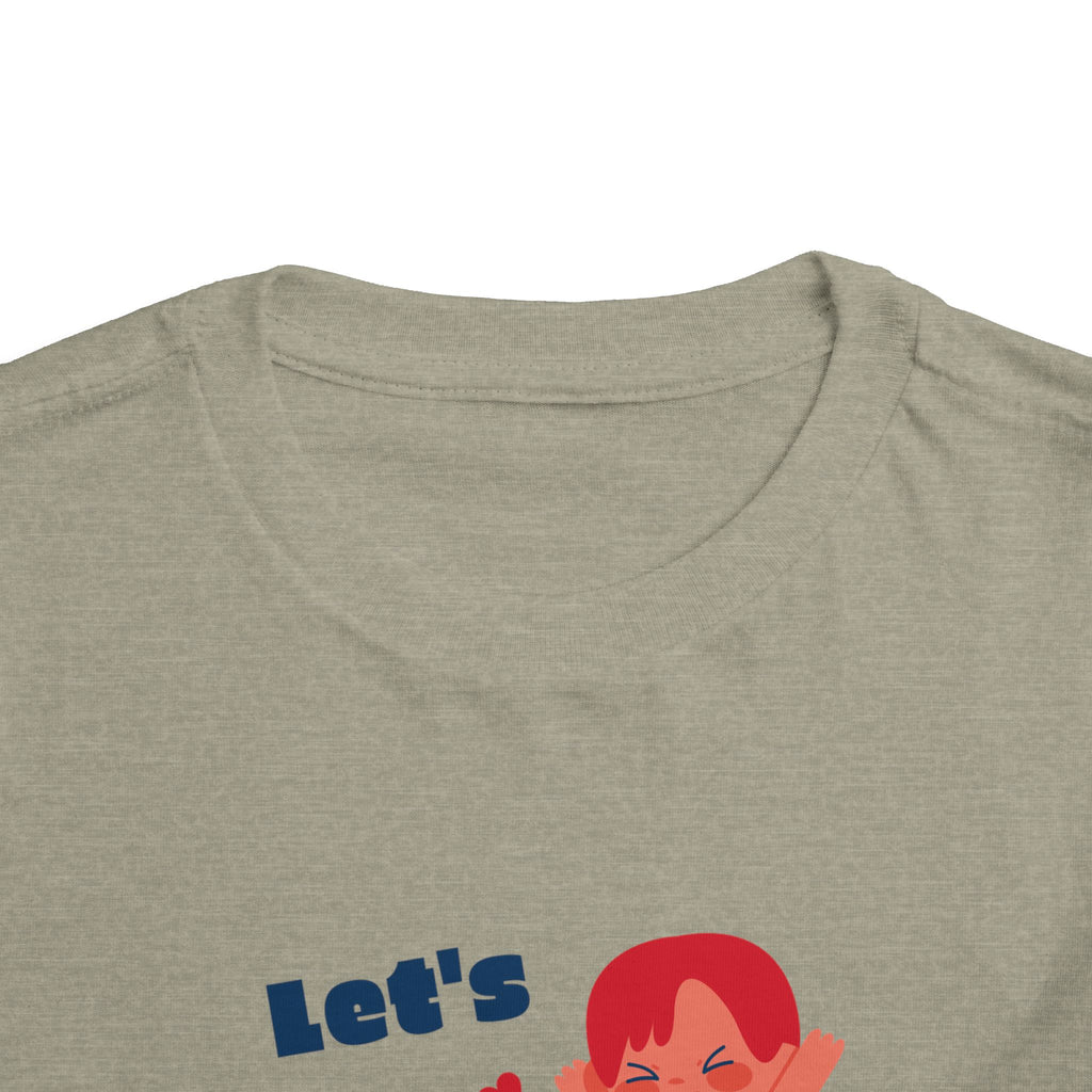 Playful Toddler Tee, Let's Play Shirt, Kids Short Sleeve Top, Fun Toddler Clothing, Adorable Kids Tee