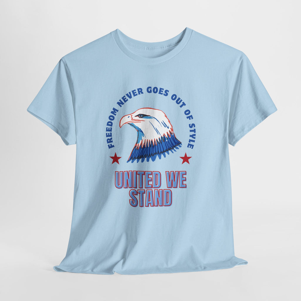 American Pride Unisex Tee, Patriotic Graphic Shirt, United We Stand Shirt, Freedom Tee, Casual Everyday Wear, Gift for Veterans