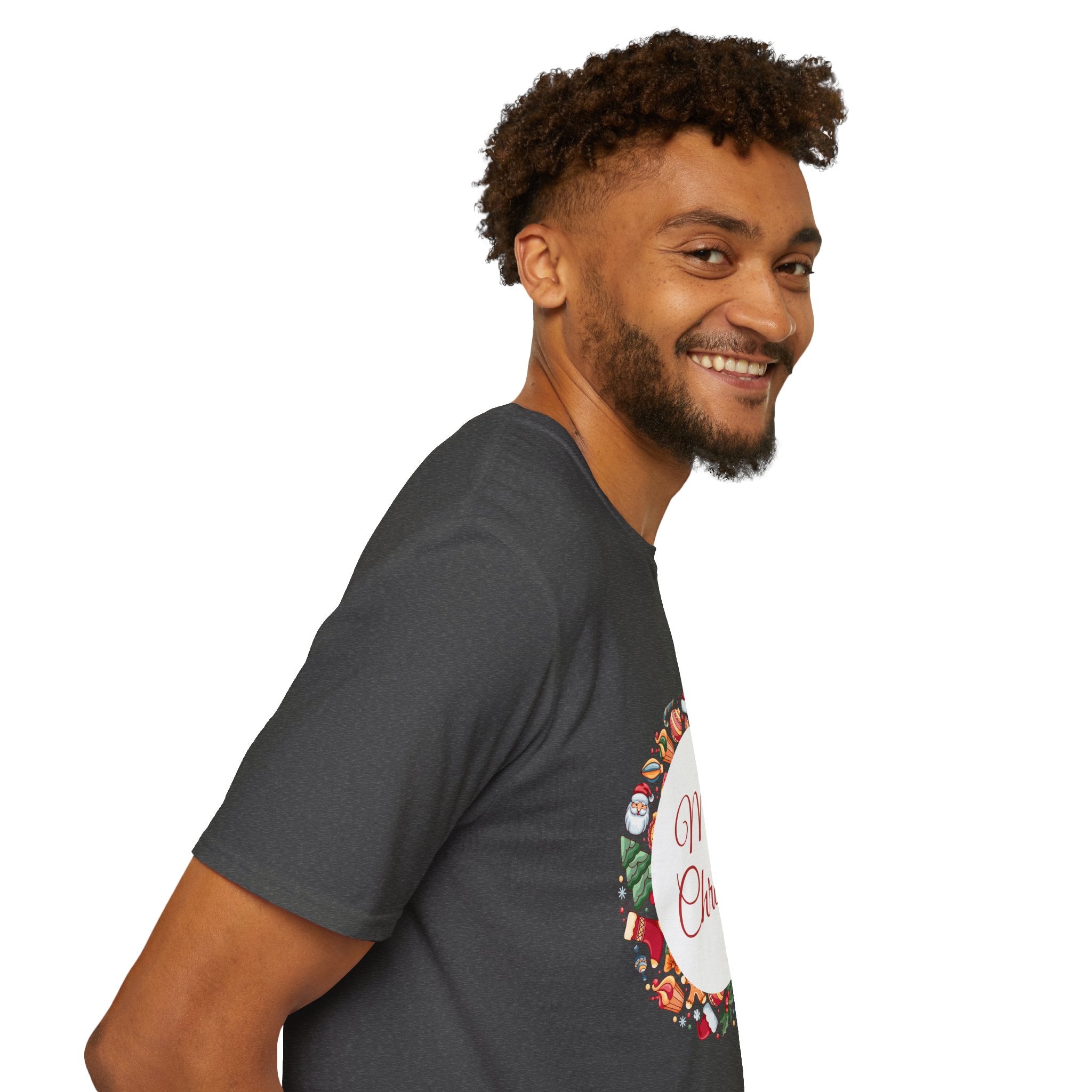 Merry Christmas Unisex T-Shirt, Holiday Apparel, Christmas Gift, Festive Tee, Seasonal Wear, Unisex T-Shirt