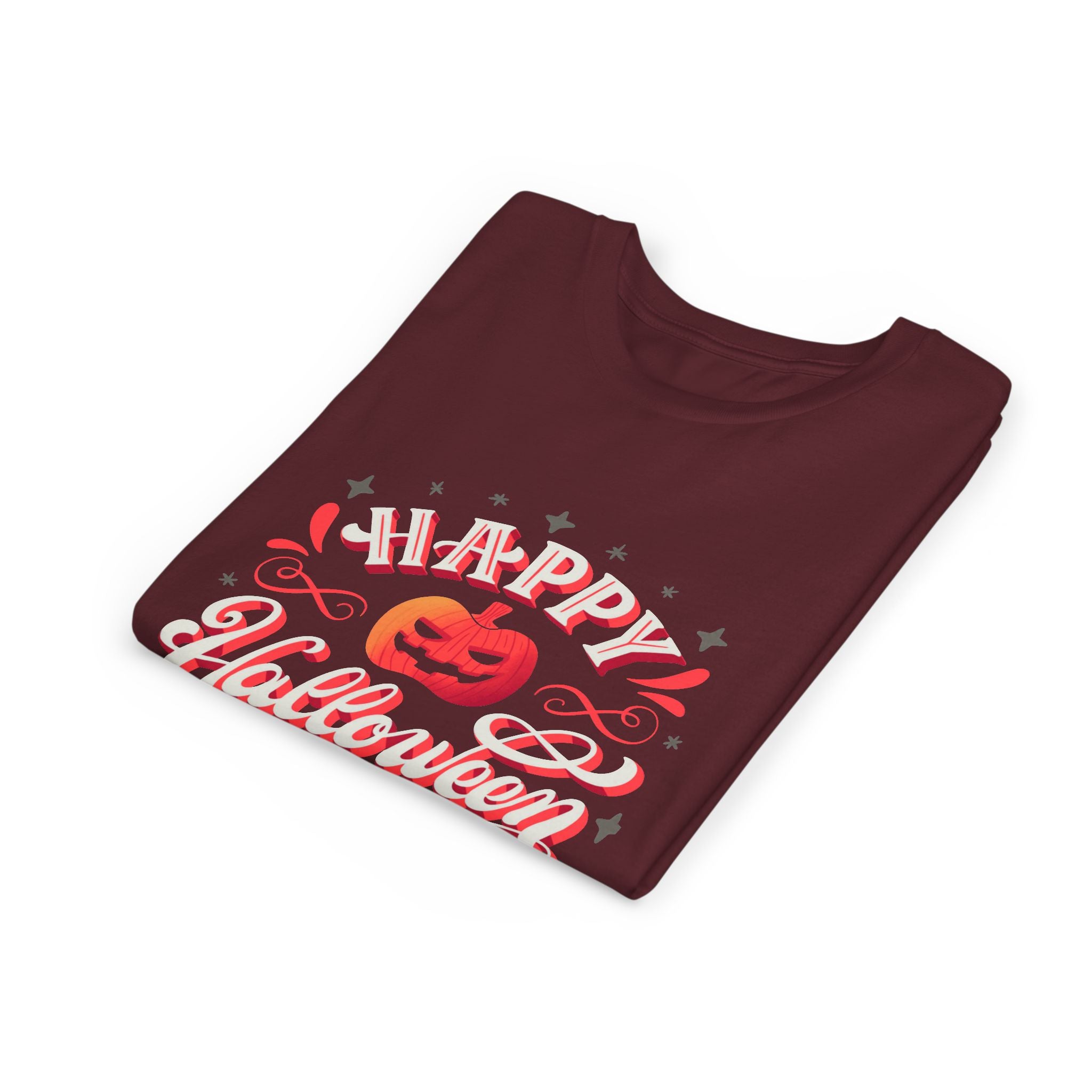 Halloween Youth Short Sleeve Tee, Kids Halloween T-Shirt, Pumpkin Graphic Tee, Spooky Season Clothes, Trick or Treat Shirt