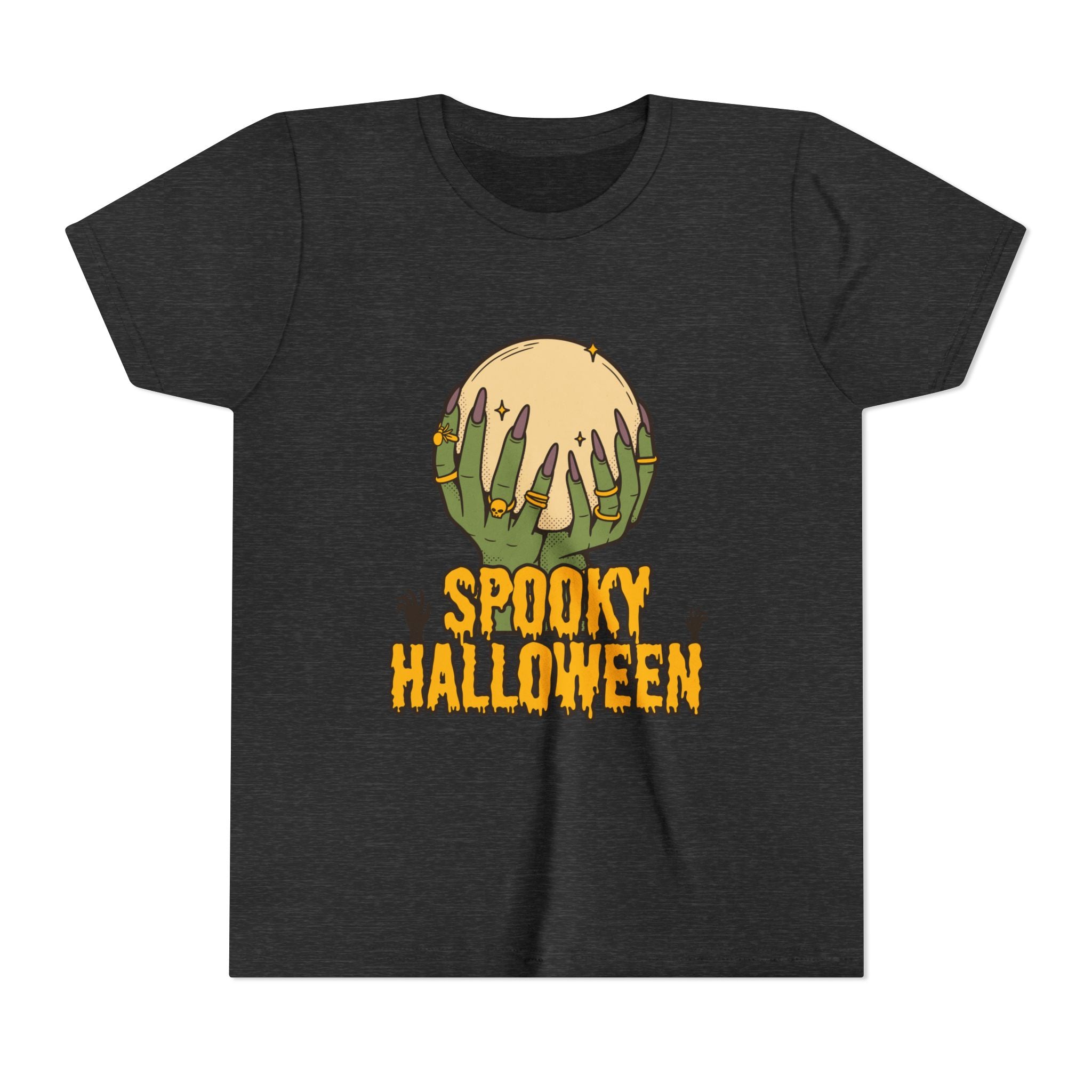 Spooky Halloween Youth Tee - Halloween T-Shirt, Kids Holiday Shirt, Trick or Treat Top, Fun Party Wear, Ghost & Ghouls Costume