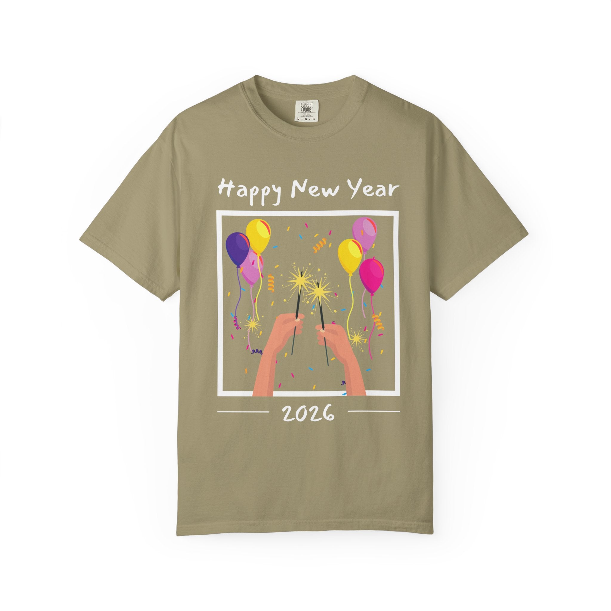 Happy New Year Unisex T-shirt, Celebration Tee, Party Shirt, Festive Apparel, Holiday Gift, New Year's Eve Wear