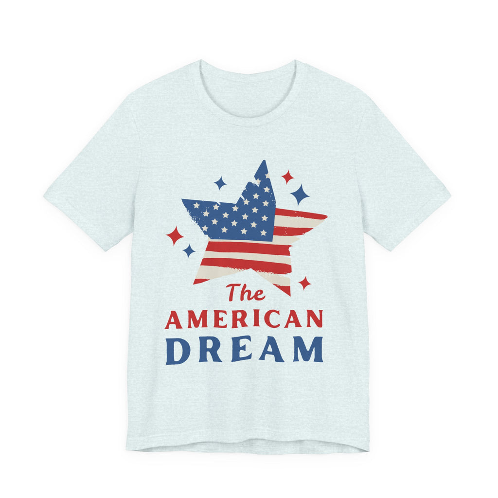 Patriotic T-Shirt, Independence Day Tee, American Dream Shirt, 4th of July Outfit, Stars and Stripes Tee Shirt