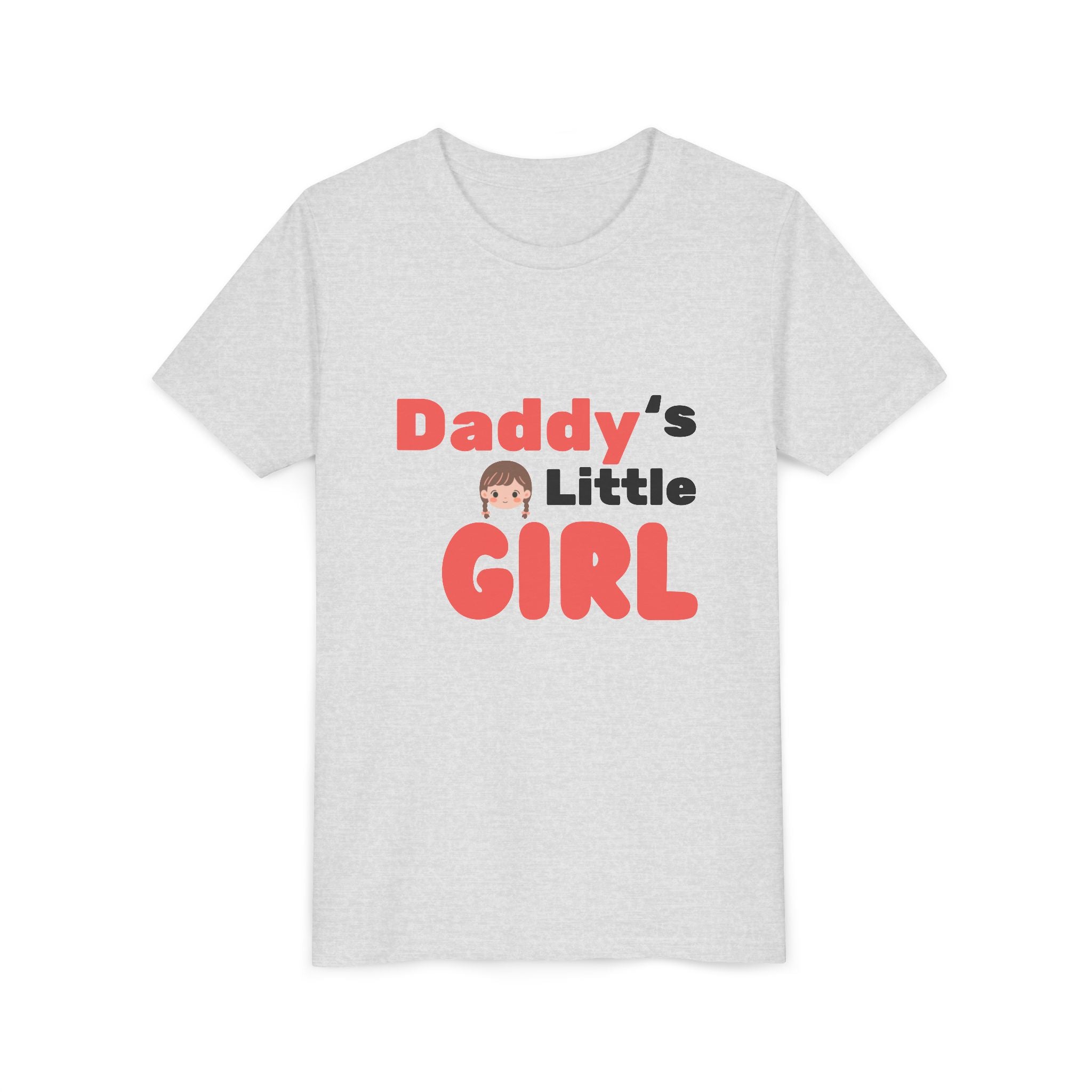 Daddy's Little Girl Youth Tee, Cute Kids T-Shirt, Father's Day Gift, Birthday Present, Sweet Family Apparel, Children's Fashion