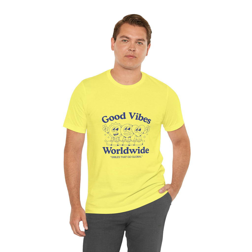 Good Vibes Unisex Tee, Casual Shirt, Affirmation T-Shirt, Everyday Wear, Gift for Friends