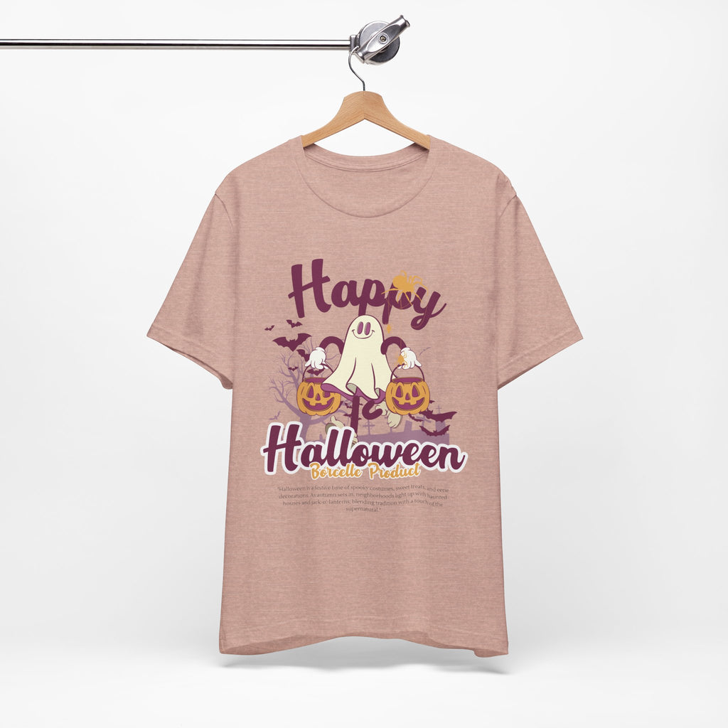 Halloween Unisex T-Shirt, Cute Ghost Tee, Fall Apparel, Kids Halloween Costume, Spooky Season Shirt, Trick or Treat Gift