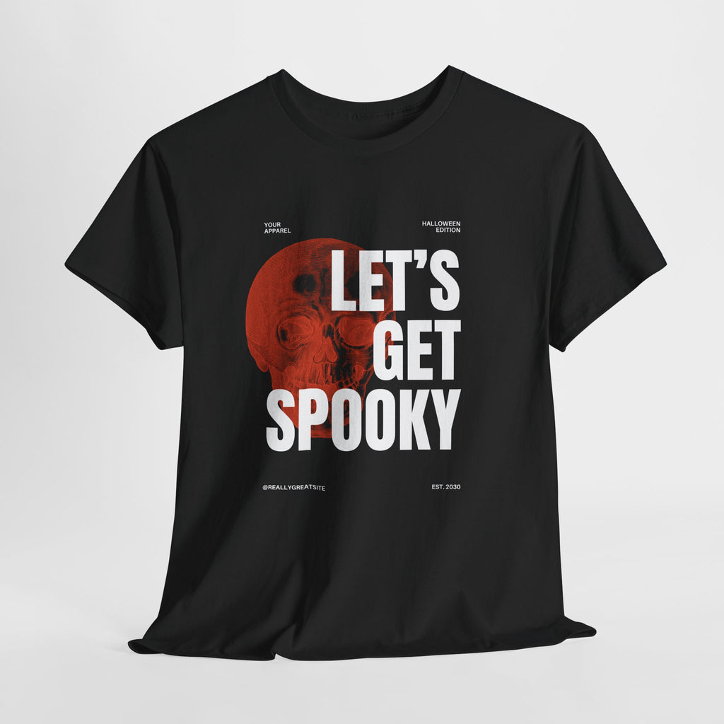 Unisex Halloween Tee, Let's Get Spooky Shirt, Fall Fashion, Party Wear, Ghostly Gifts, Casual Comfort