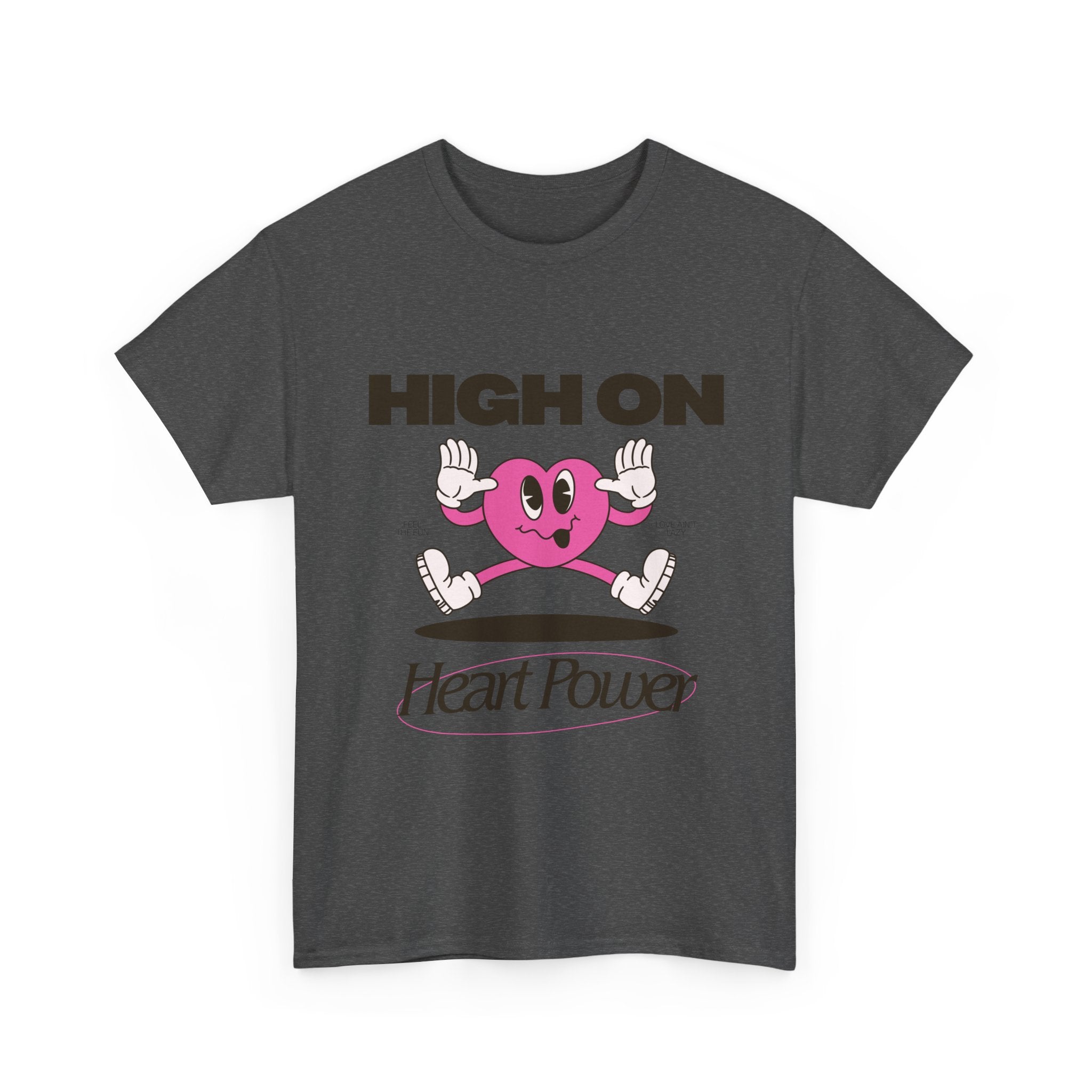 Heart Power Unisex T-Shirt Design | Graphic Tee for Men & Women | Streetwear Aesthetic T-Shirt