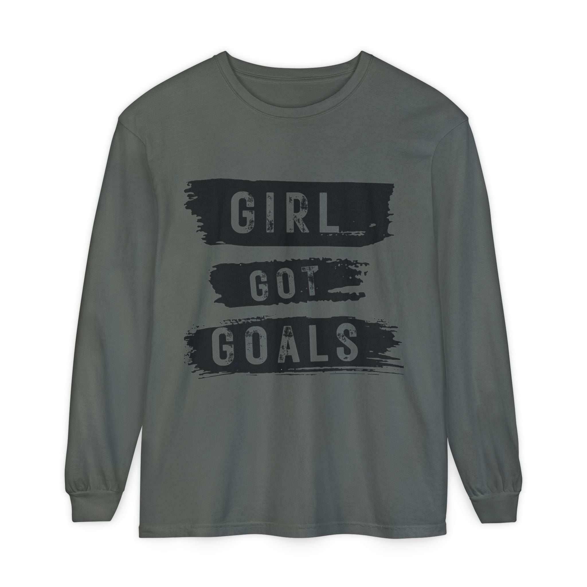 Girl Got Goals Long Sleeve T-Shirt | Motivational Apparel, Unisex Tees, Inspirational Gift, Casual Wear, Trendy Clothing