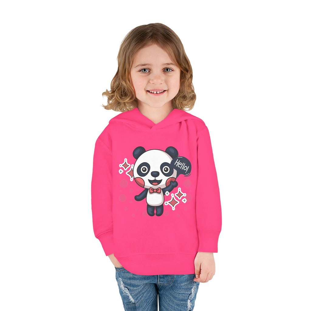 Adorable Toddler Fleece Hoodie featuring Cute Panda Design, Kids Apparel, Gift for Children, Birthday Party Outfit, Cozy Pullover
