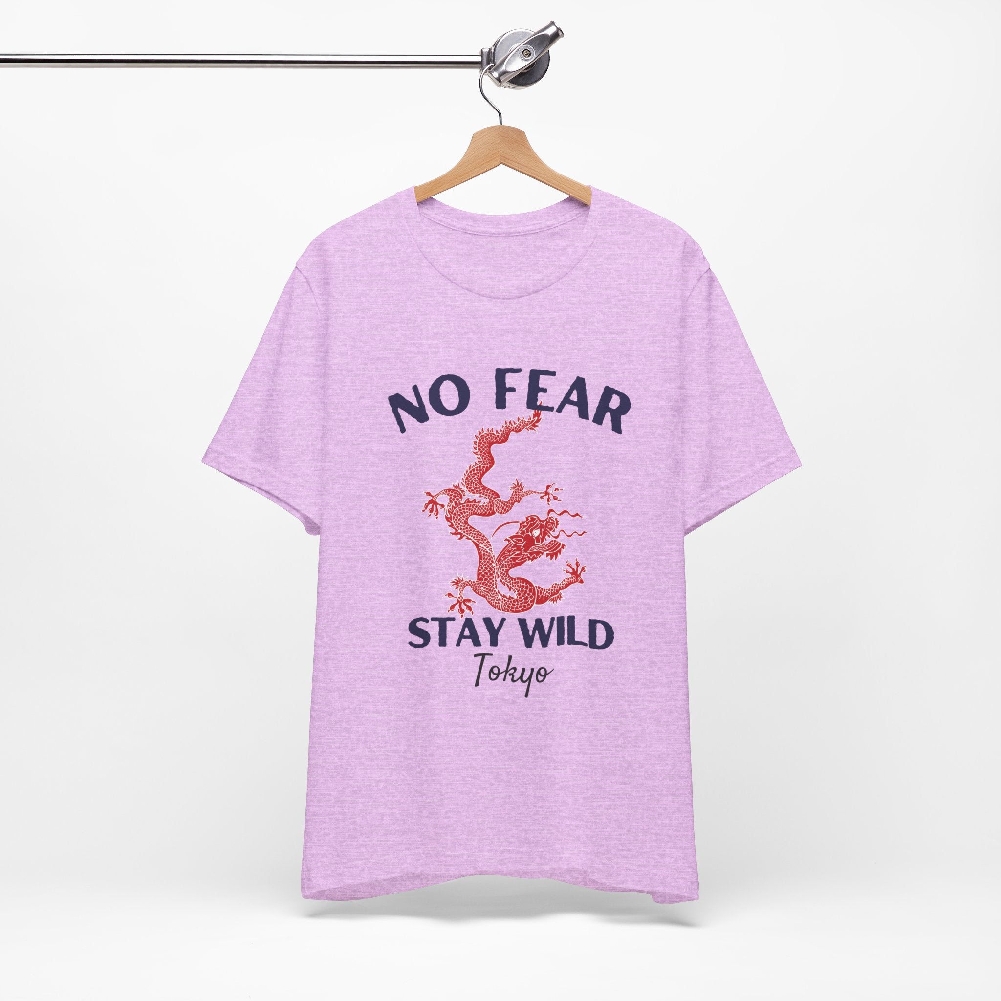 No Fear Stay Wild Unisex T-Shirt | Adventure Tee, Casual Wear, Gift for Nature Lovers, Inspirational Shirt, Summer Fashion
