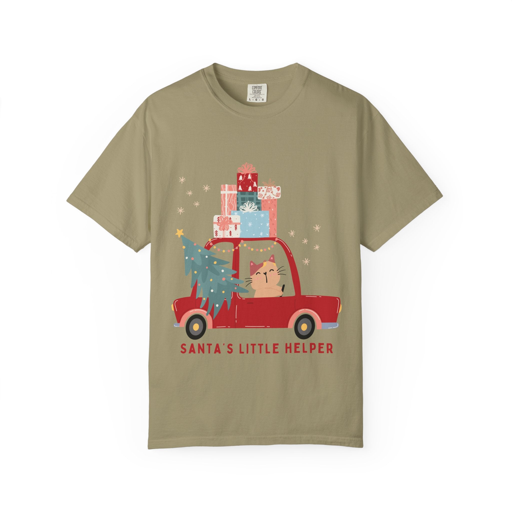Santa's Little Helper T-Shirt, Unisex Holiday Tee, Christmas Gift, Cute Festive Top, Winter Apparel, Family Matching Shirt