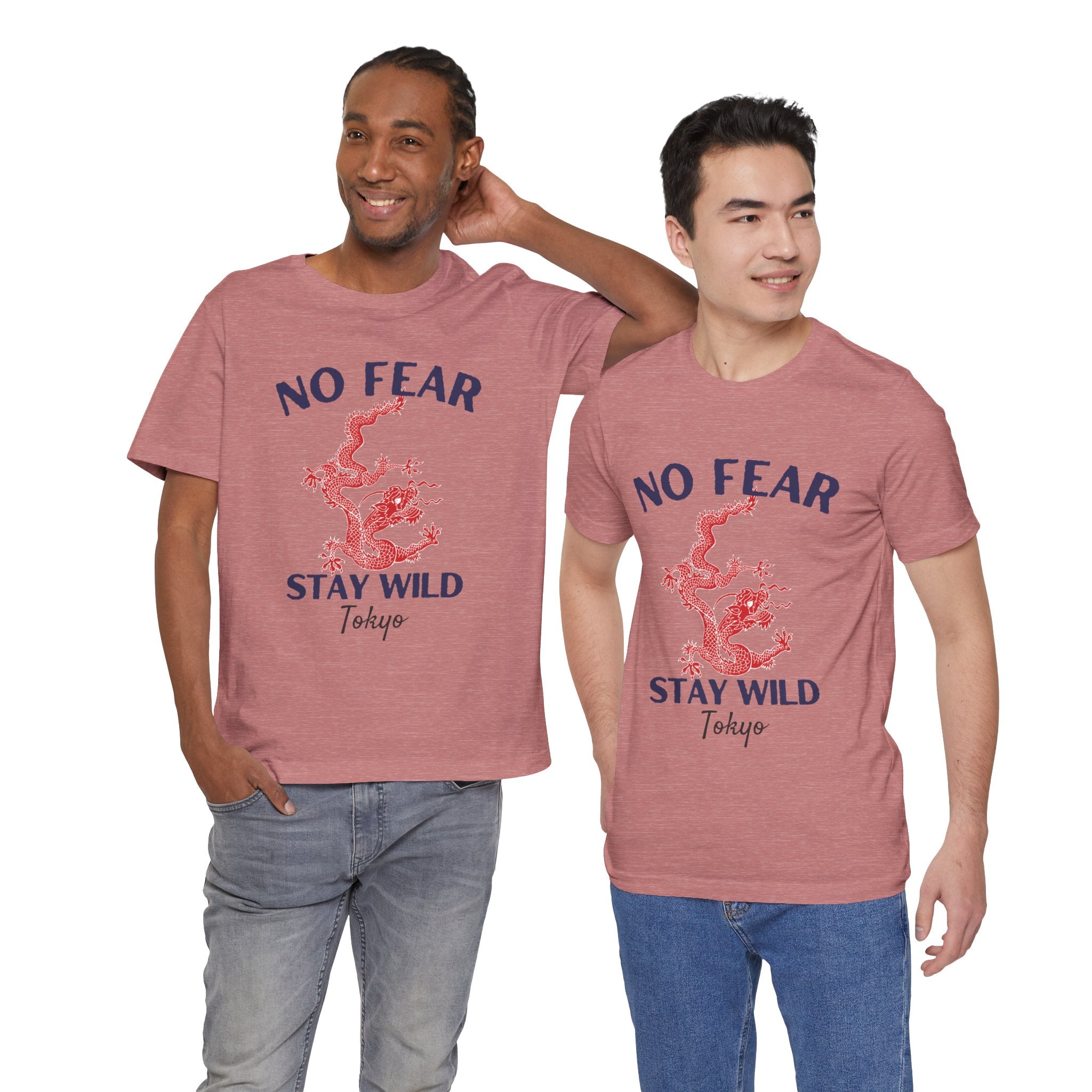 No Fear Stay Wild Unisex T-Shirt | Adventure Tee, Casual Wear, Gift for Nature Lovers, Inspirational Shirt, Summer Fashion