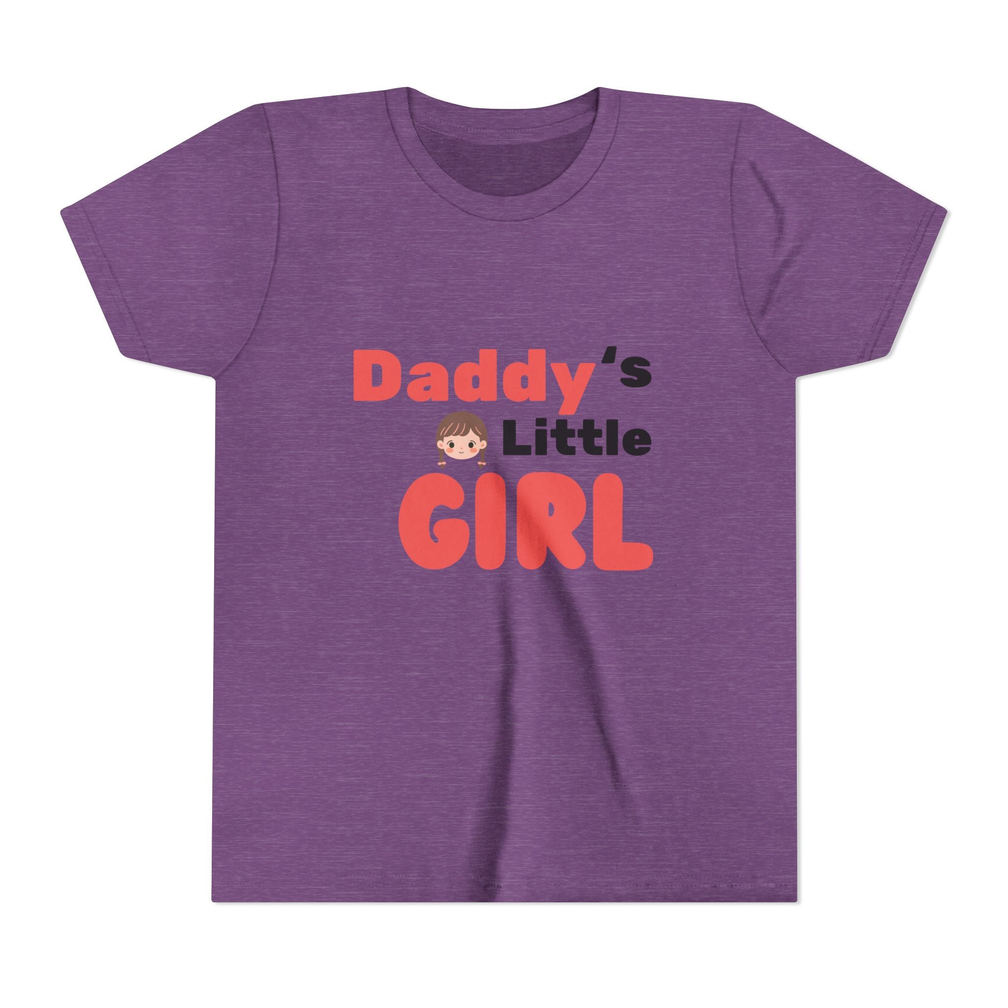 Daddy's Little Girl Youth Tee, Cute Kids T-Shirt, Father's Day Gift, Birthday Present, Sweet Family Apparel, Children's Fashion