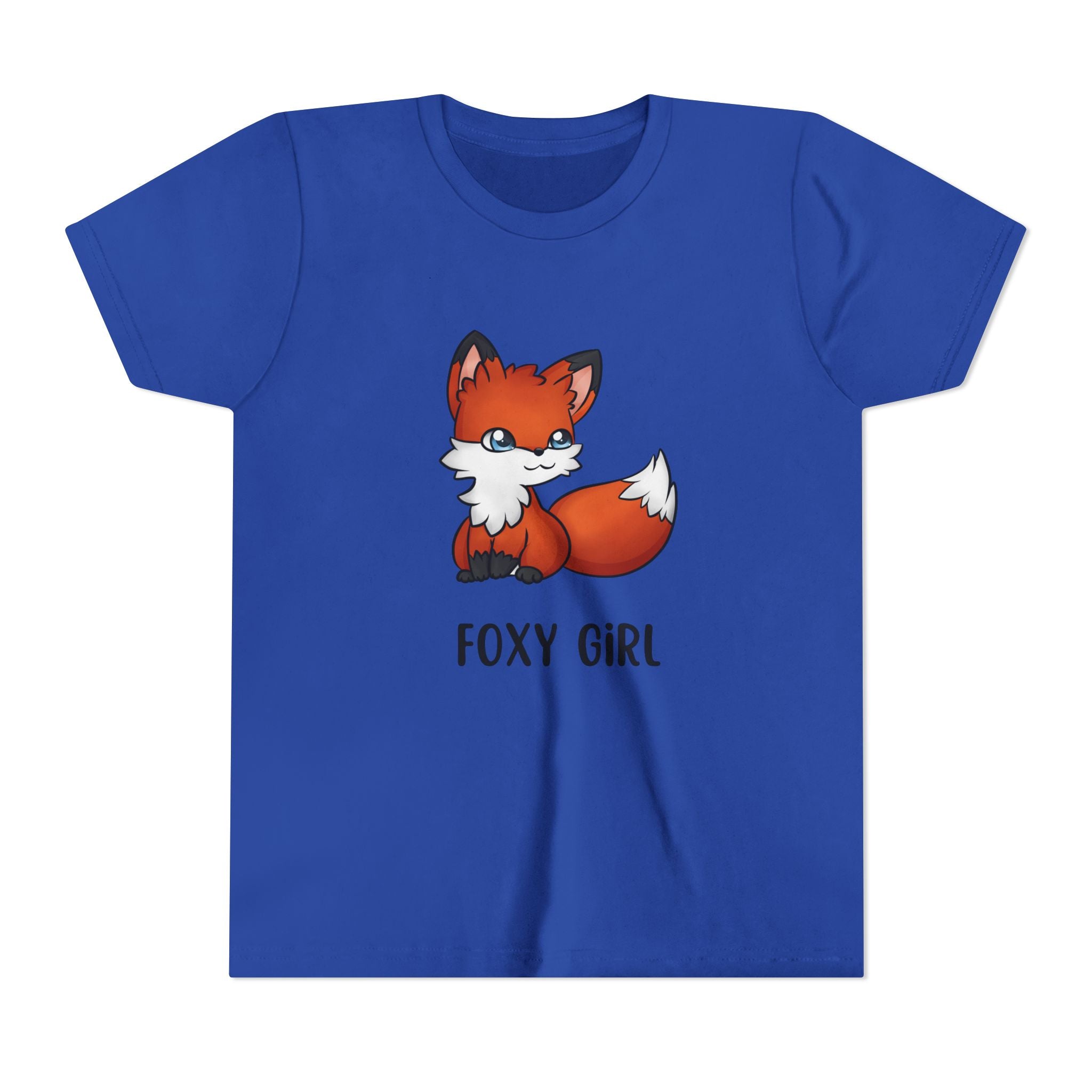 Foxy Girl Youth Tee, Cute Animal Shirt, Kids' Graphic Tee, Fun Fashion, Birthday Gift, Playful Style
