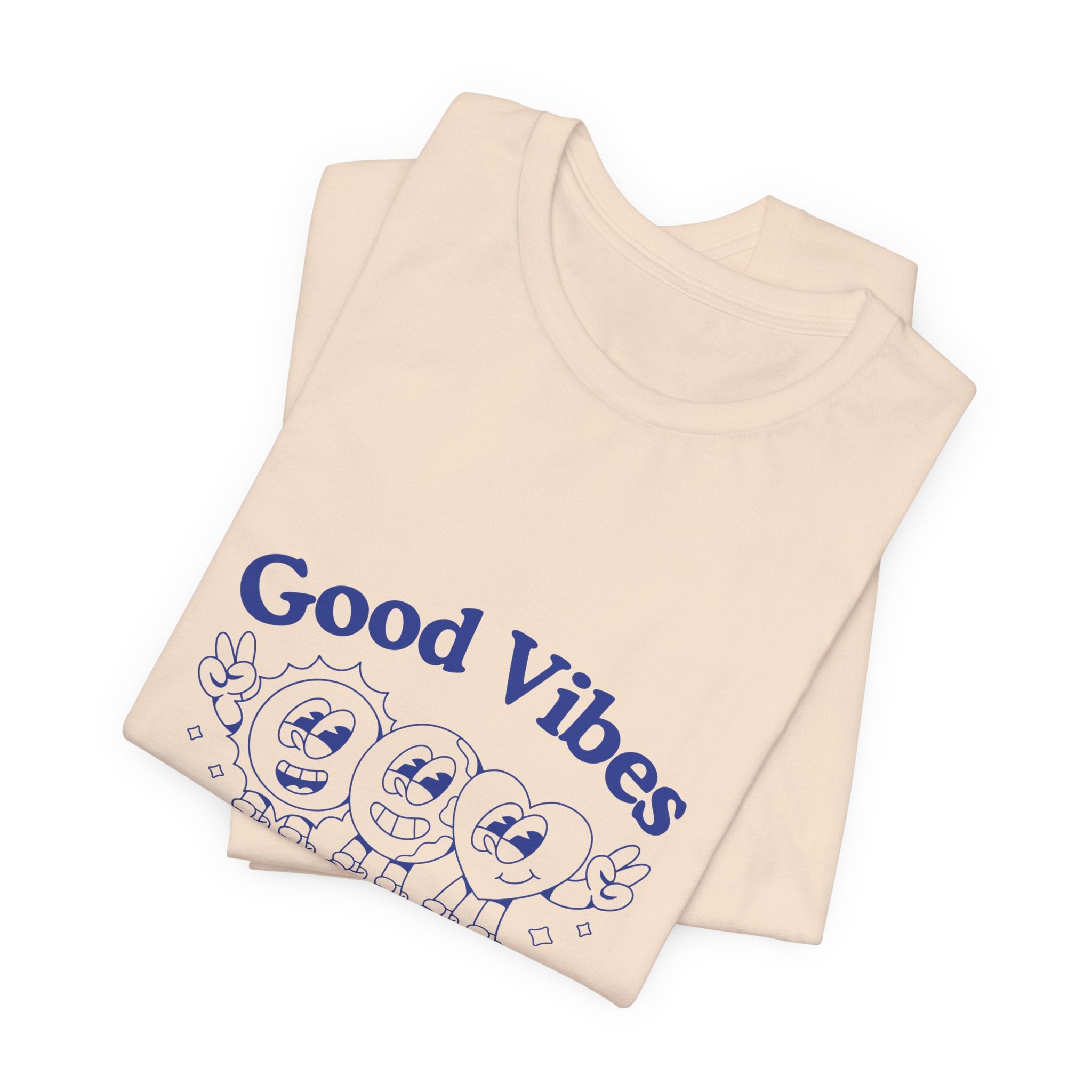 Good Vibes Unisex Tee, Casual Shirt, Affirmation T-Shirt, Everyday Wear, Gift for Friends