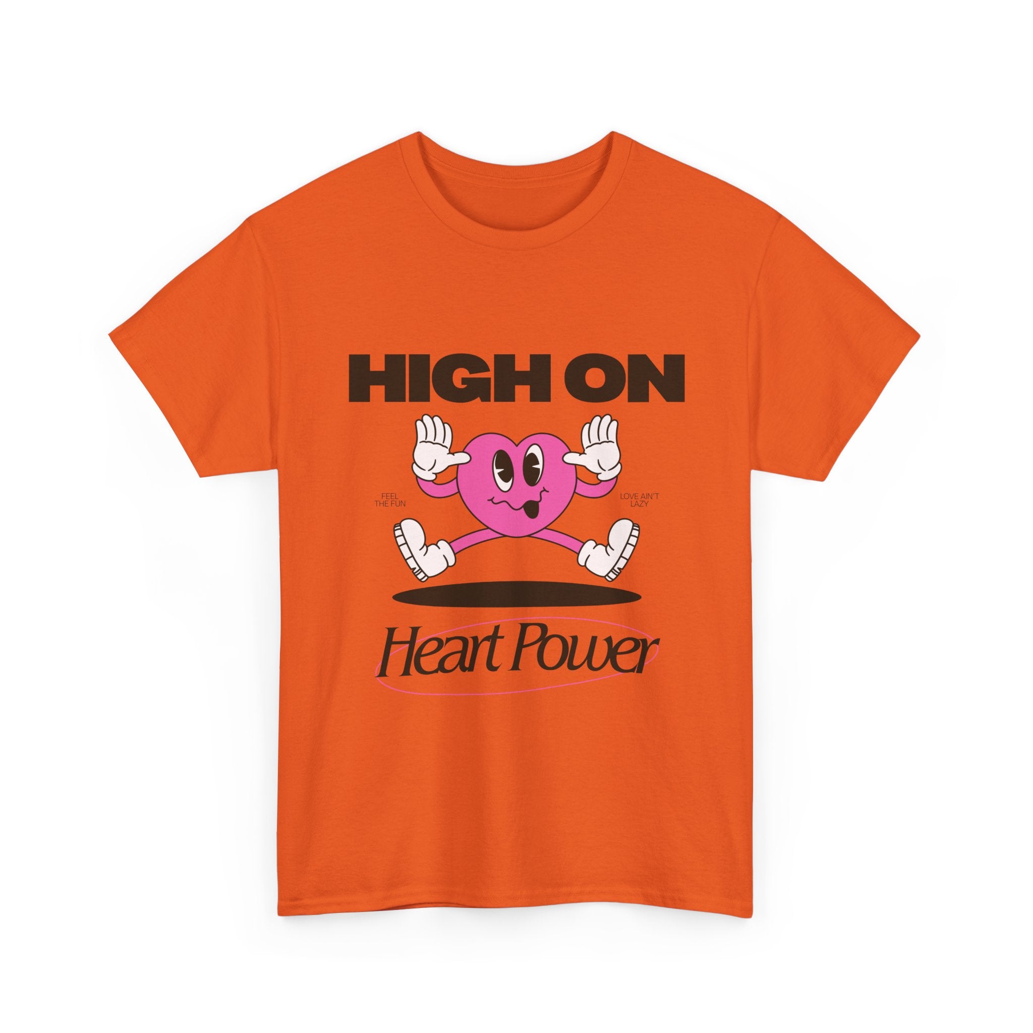Heart Power Unisex T-Shirt Design | Graphic Tee for Men & Women | Streetwear Aesthetic T-Shirt