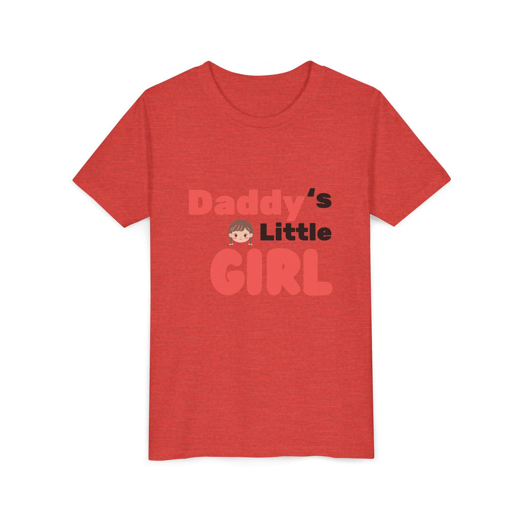 Daddy's Little Girl Youth Tee, Cute Kids T-Shirt, Father's Day Gift, Birthday Present, Sweet Family Apparel, Children's Fashion