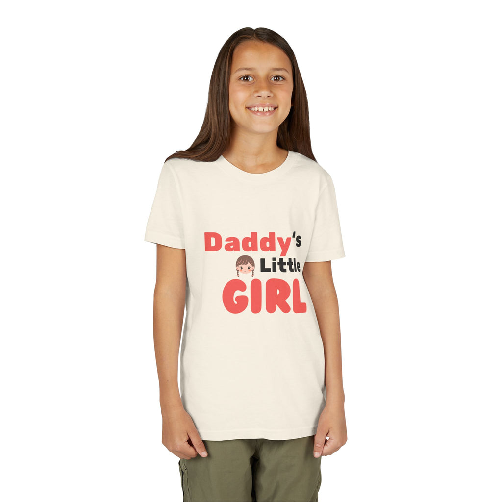 Daddy's Little Girl Youth Tee, Cute Kids T-Shirt, Father's Day Gift, Birthday Present, Sweet Family Apparel, Children's Fashion