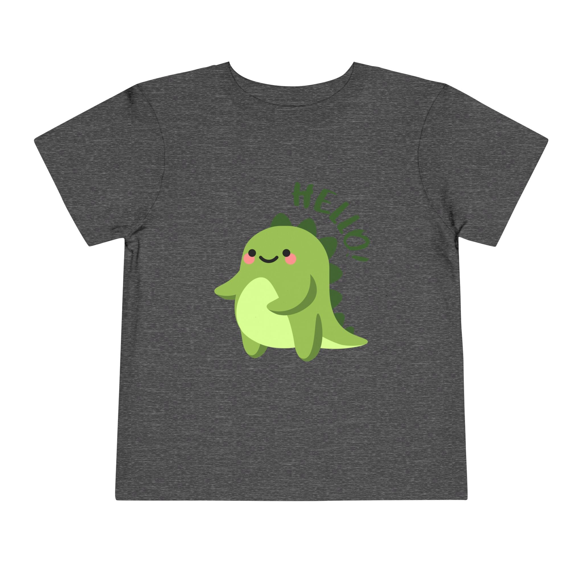 Cute Dinosaur Toddler Tee - Playful Kids Short Sleeve Shirt, Perfect for Gifts, Birthdays, Parties, Everyday Wear