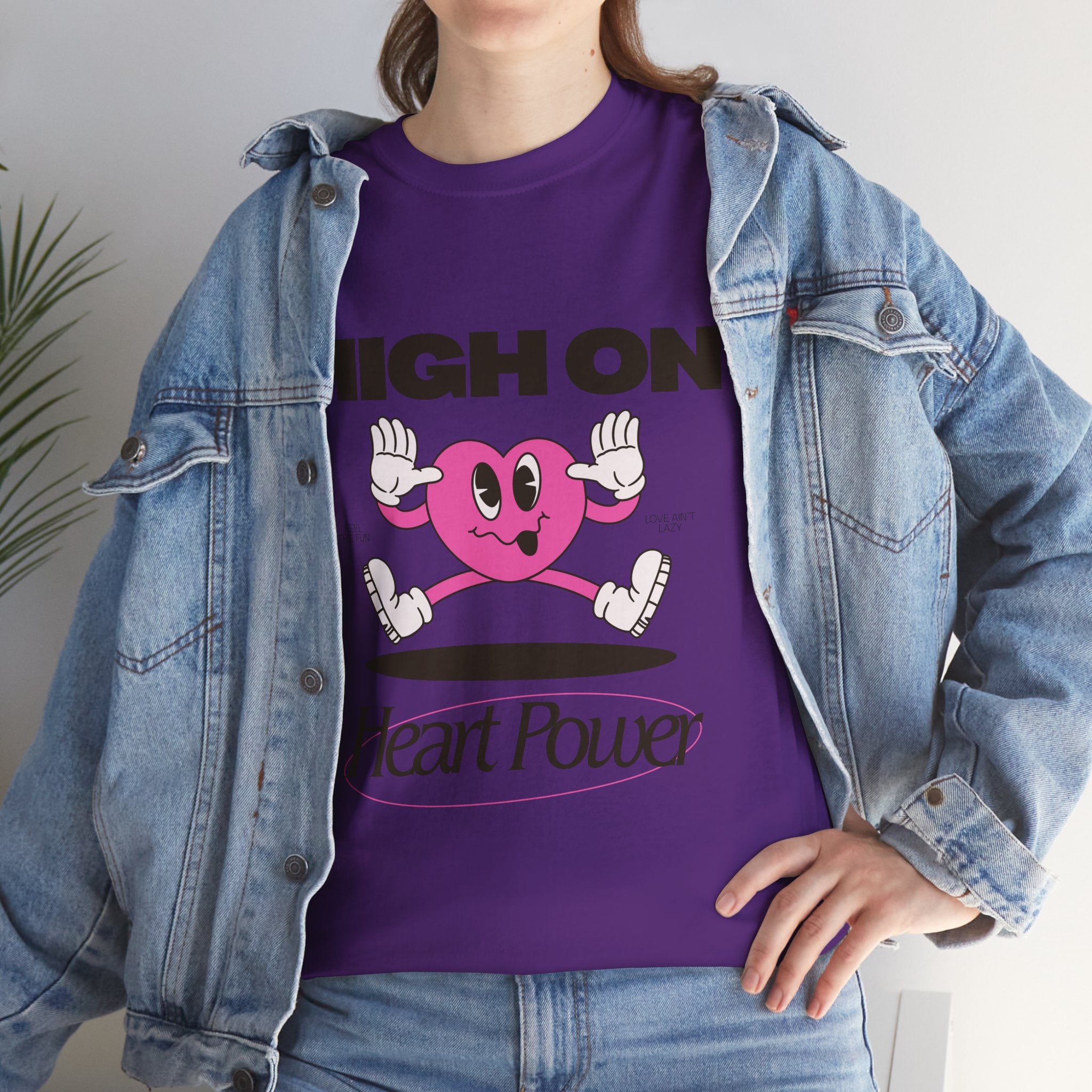 Heart Power Unisex T-Shirt Design | Graphic Tee for Men & Women | Streetwear Aesthetic T-Shirt