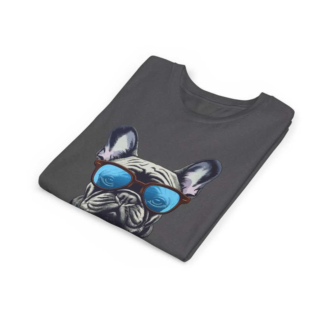 Cool French Bulldog Youth Tee - Fun Gift for Kids, Summer Wear, Pet Lovers, Birthday Present, Casual Style
