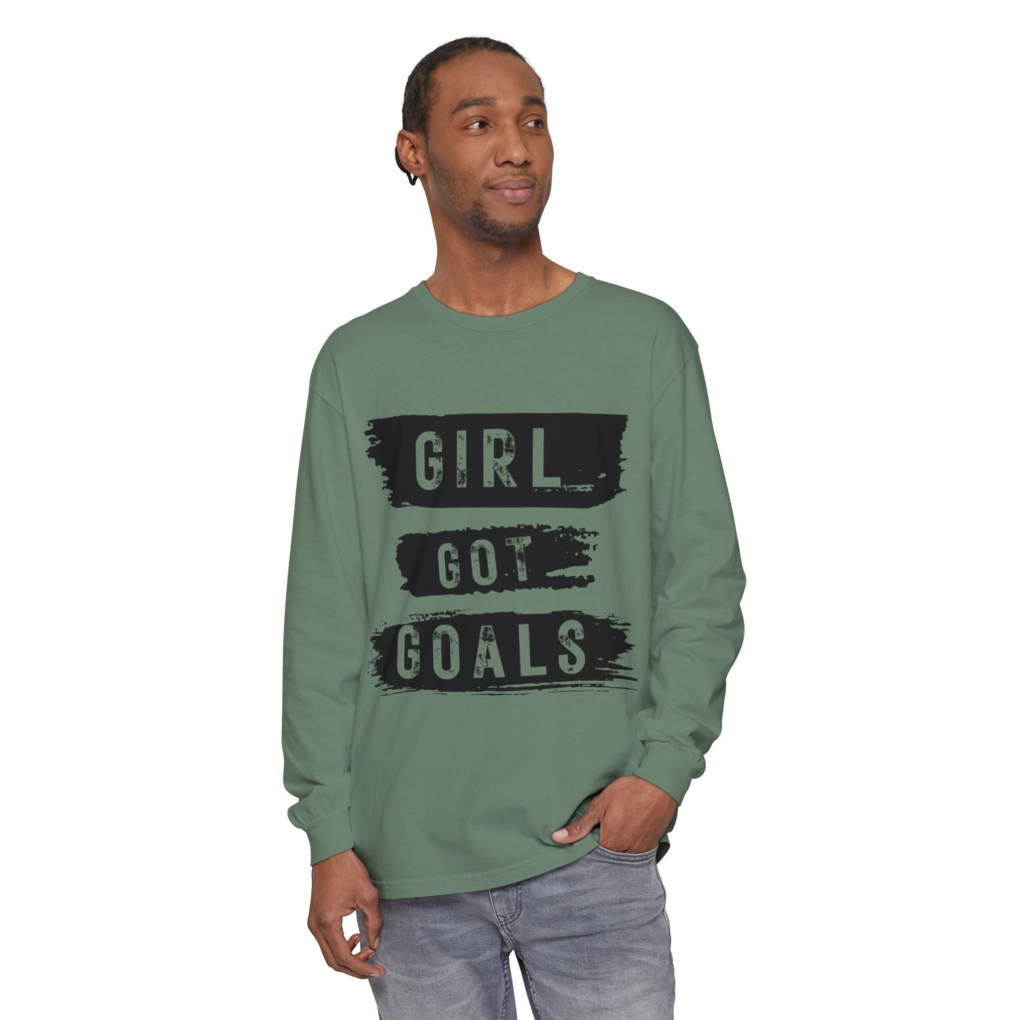 Girl Got Goals Long Sleeve T-Shirt | Motivational Apparel, Unisex Tees, Inspirational Gift, Casual Wear, Trendy Clothing
