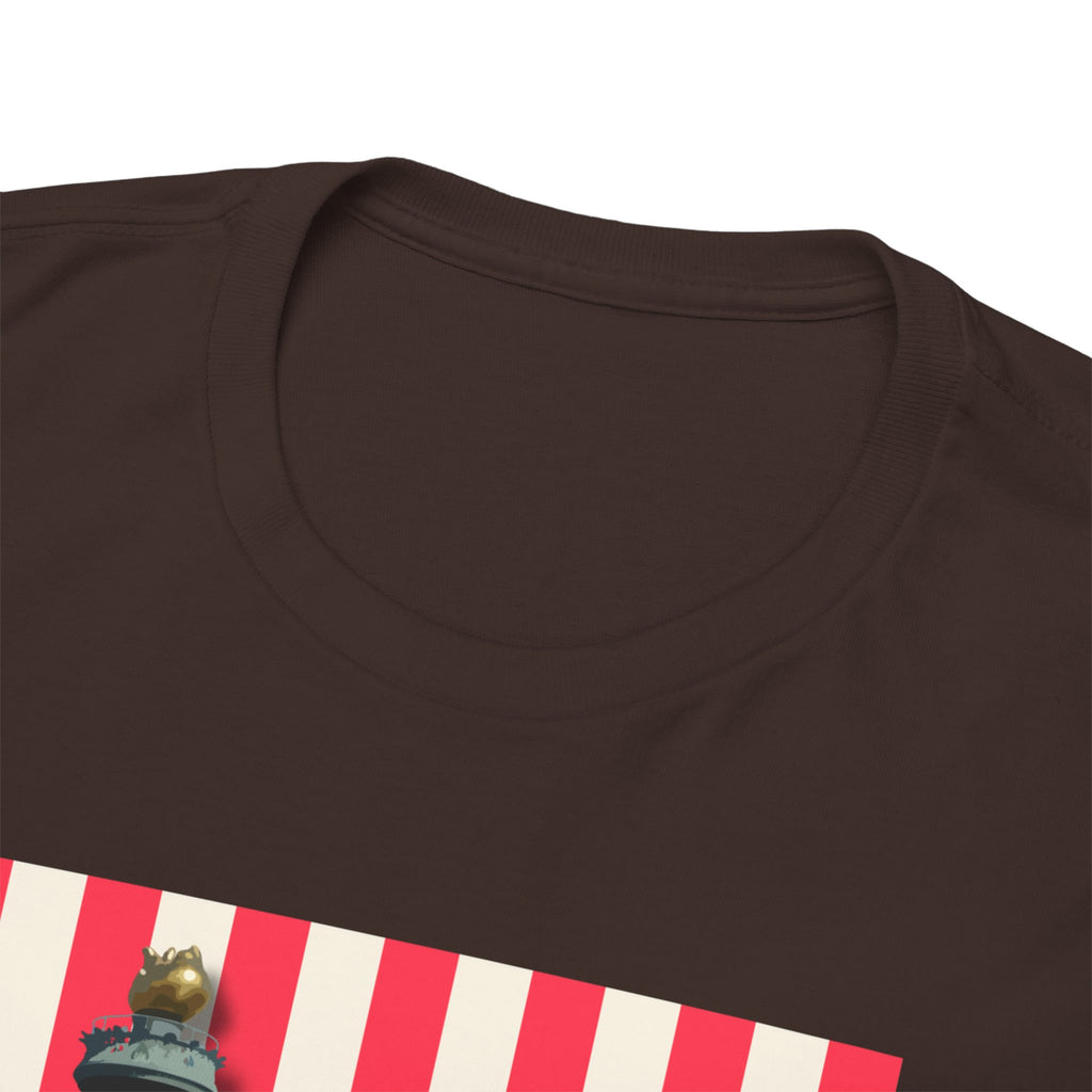 American Vibes Unisex Heavy Cotton Tee, Patriotic Shirt, Gift for Veterans, Independence Day Apparel, Summer Casual Wear