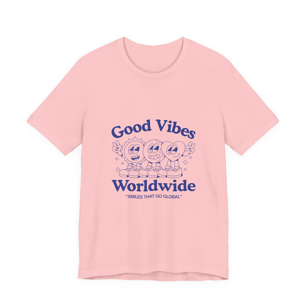 Good Vibes Unisex Tee, Casual Shirt, Affirmation T-Shirt, Everyday Wear, Gift for Friends