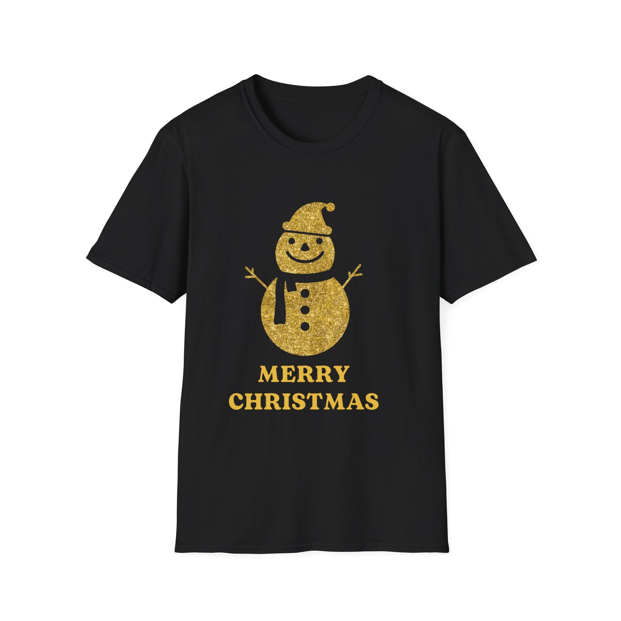 Merry Christmas Snowman T-Shirt, Unisex Holiday Tee, Festive Christmas Gifts, Winter Apparel, Comfortable Crewneck, Cute Seasonal Top