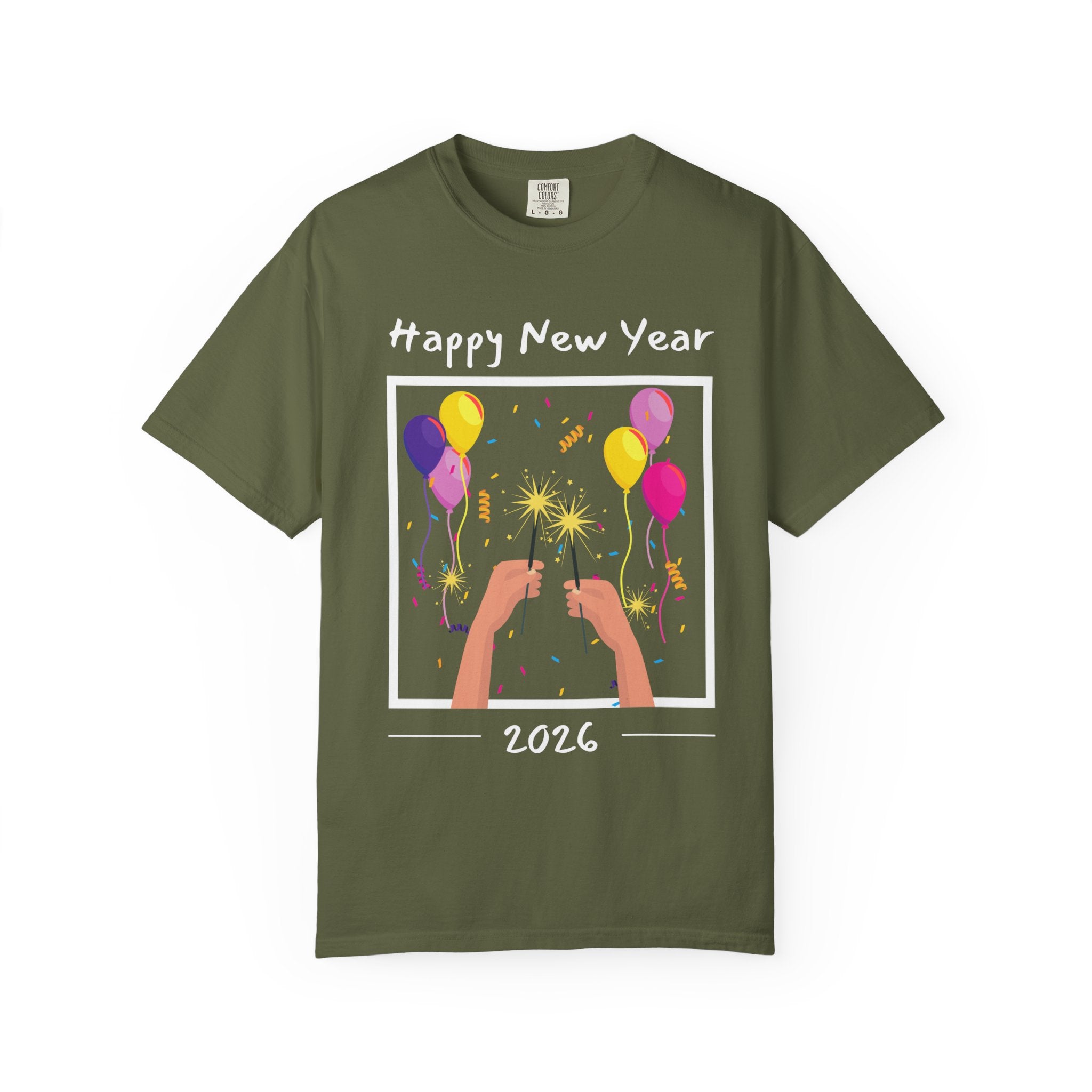 Happy New Year Unisex T-shirt, Celebration Tee, Party Shirt, Festive Apparel, Holiday Gift, New Year's Eve Wear