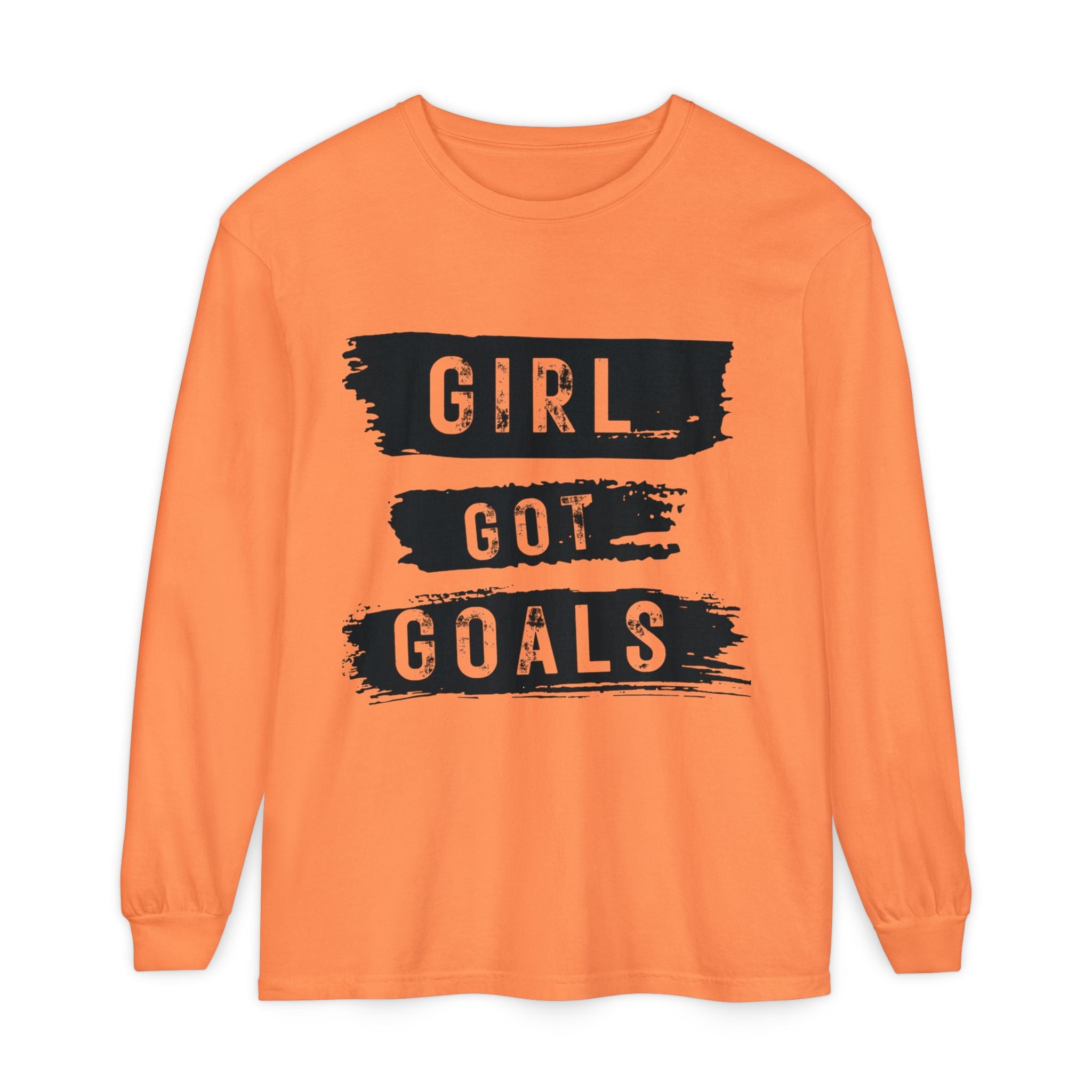Girl Got Goals Long Sleeve T-Shirt | Motivational Apparel, Unisex Tees, Inspirational Gift, Casual Wear, Trendy Clothing