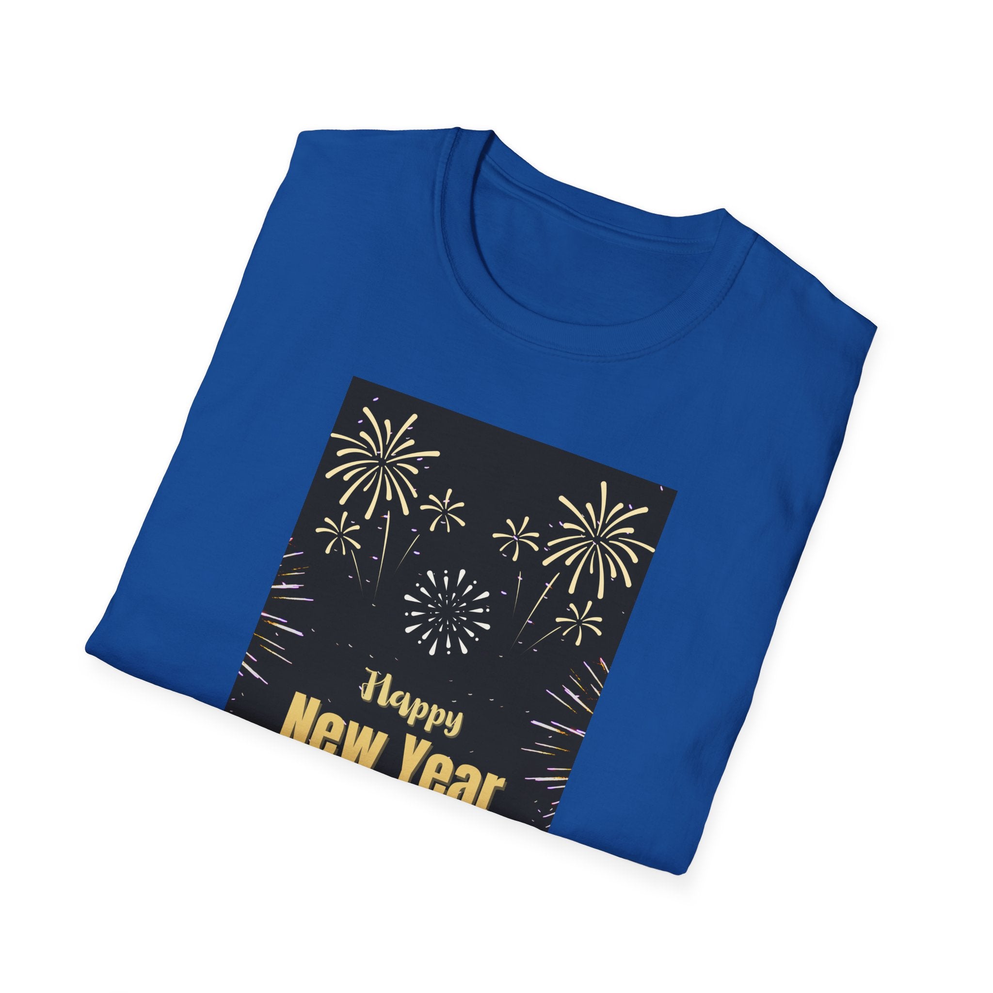 Happy New Year 2026 Unisex Softstyle T-Shirt, New Year Celebration Tee, Unisex Graphic Shirt, Festive Apparel, Holiday Gift