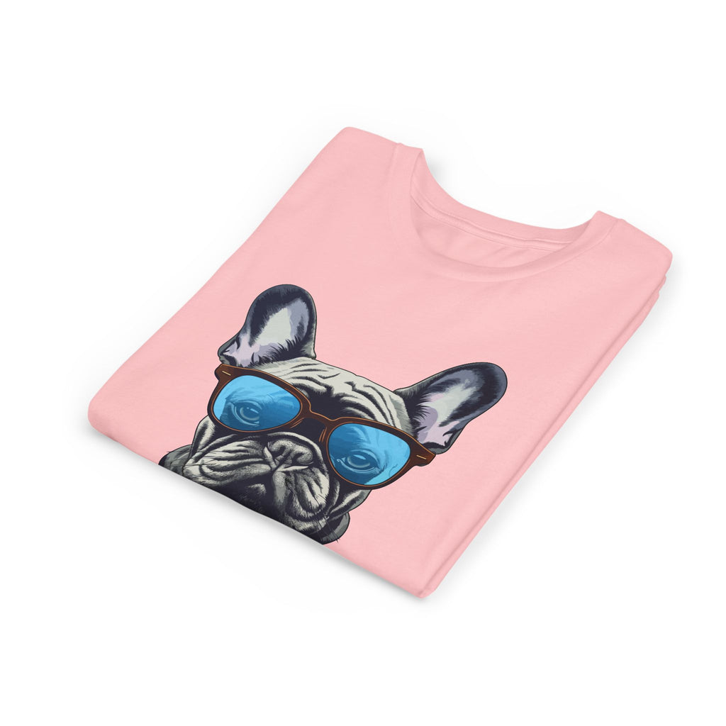 Cool French Bulldog Youth Tee - Fun Gift for Kids, Summer Wear, Pet Lovers, Birthday Present, Casual Style
